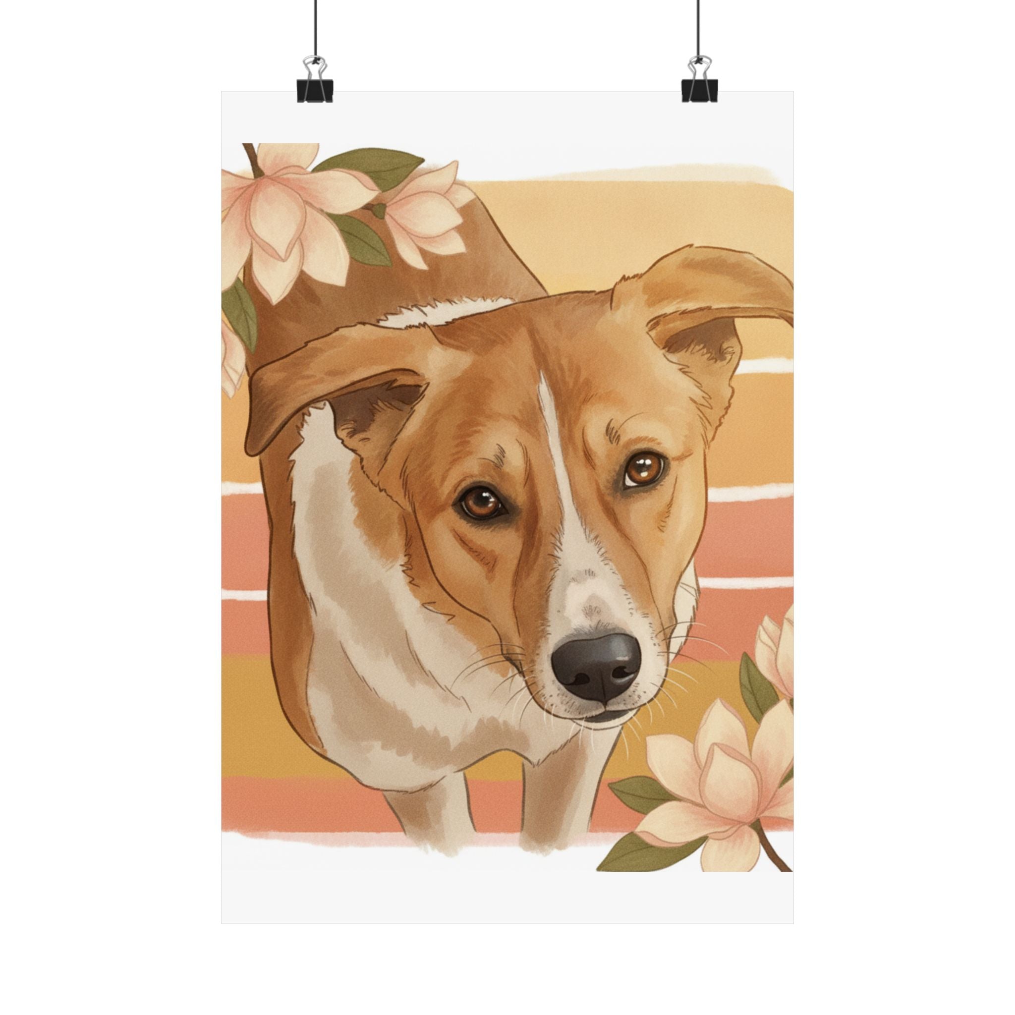 Southern Sunset — Dog — Matte Poster