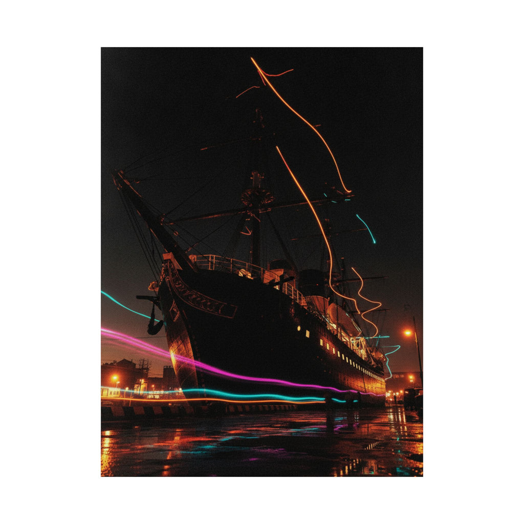Fast Furious — Yokohama Trade: Picture Of Westerners Shipping Cargo — Matte Poster