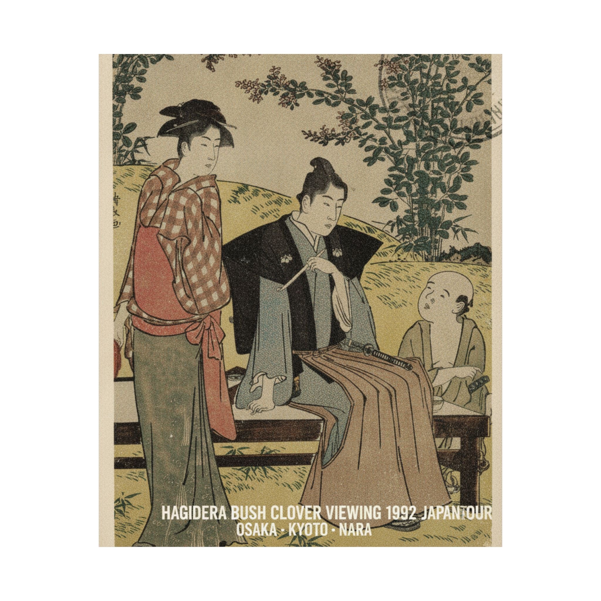 Vintage Bootleg — Viewing The Bush Clover At Hagidera — Matte Poster