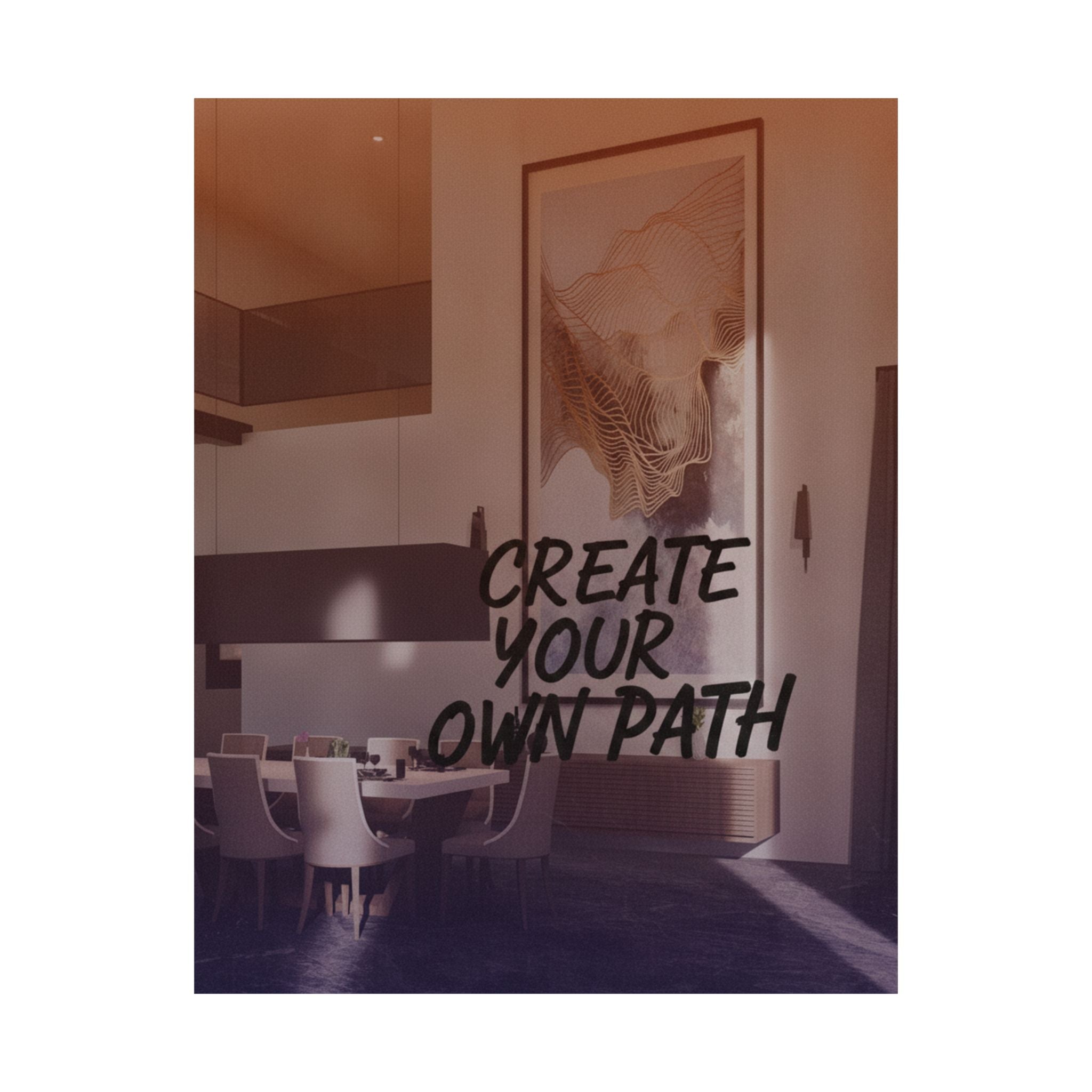 Affirmation — Abstract — Matte Poster