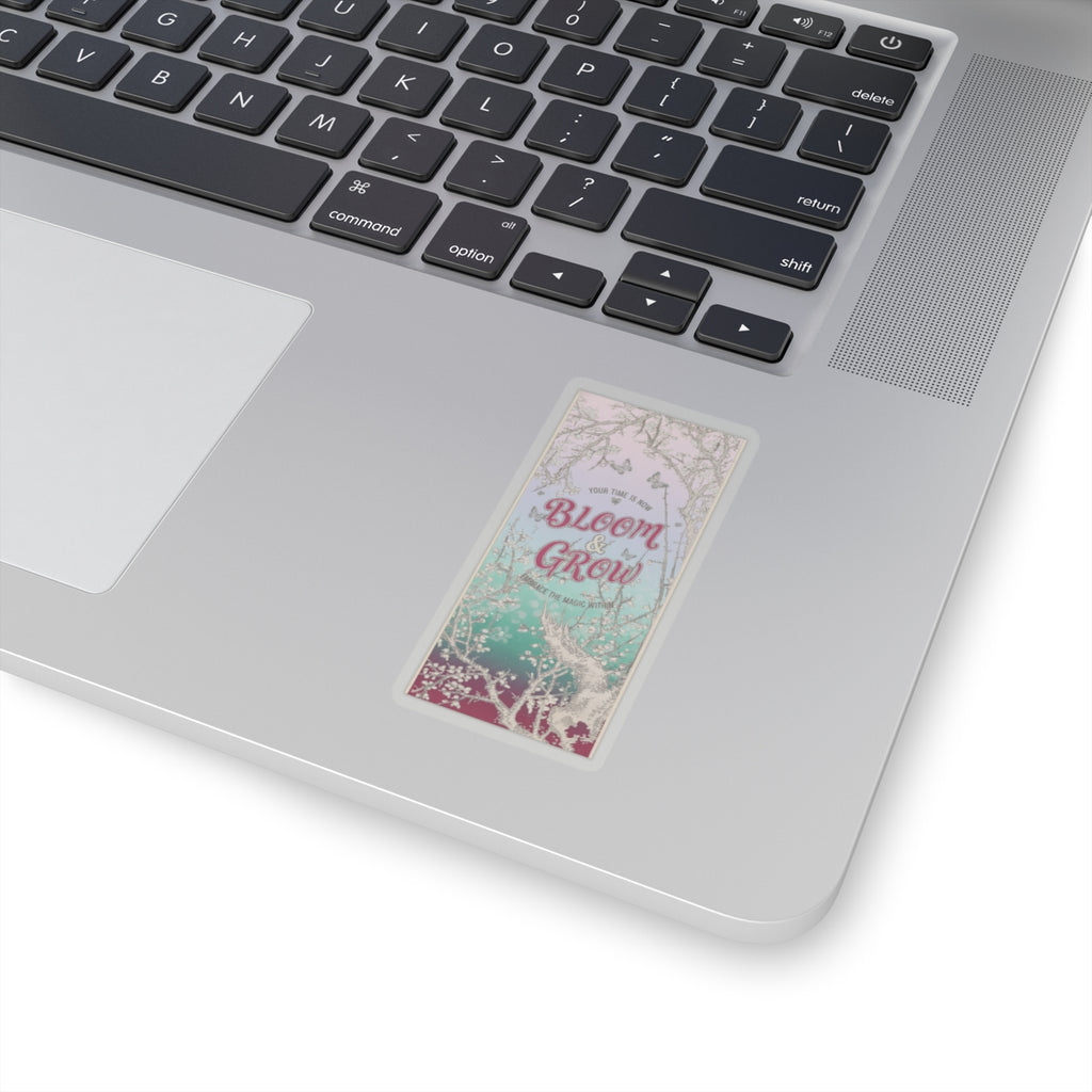 Affirmation — Plum Tree In Blossom — Kiss-Cut Sticker
