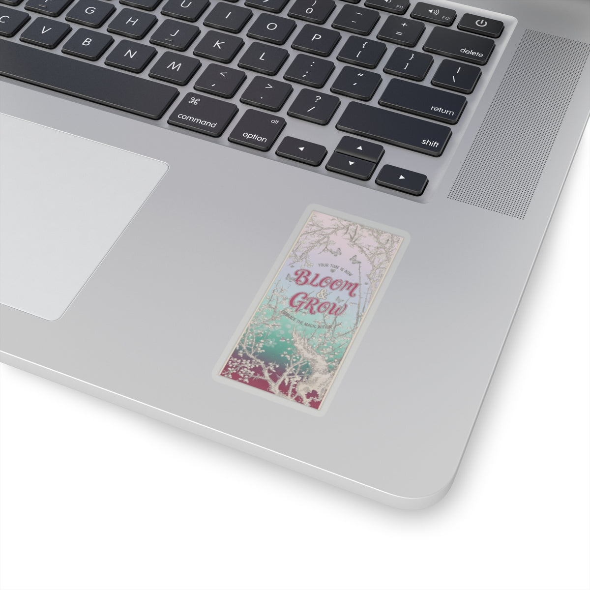 Affirmation — Plum Tree In Blossom — Kiss-Cut Sticker