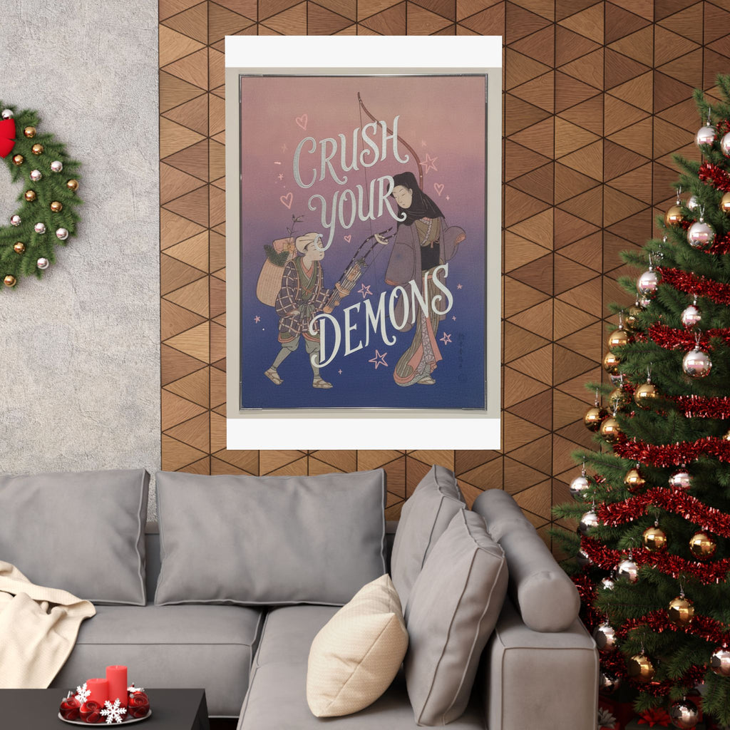 Affirmation — Demon-Crushing Bow — Matte Poster