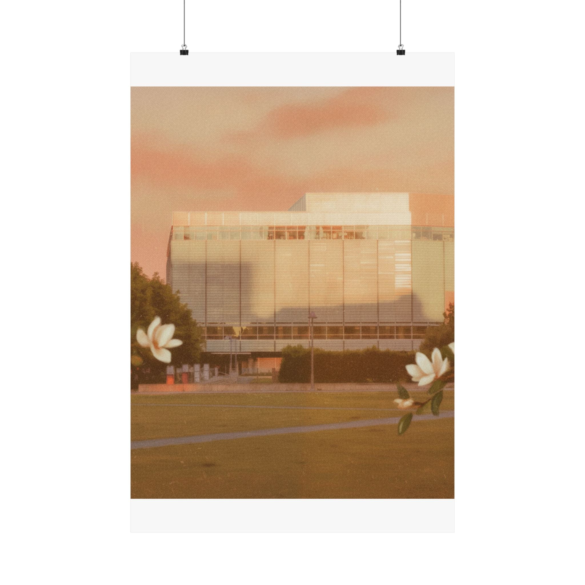 Southern Sunset — Building — Matte Poster