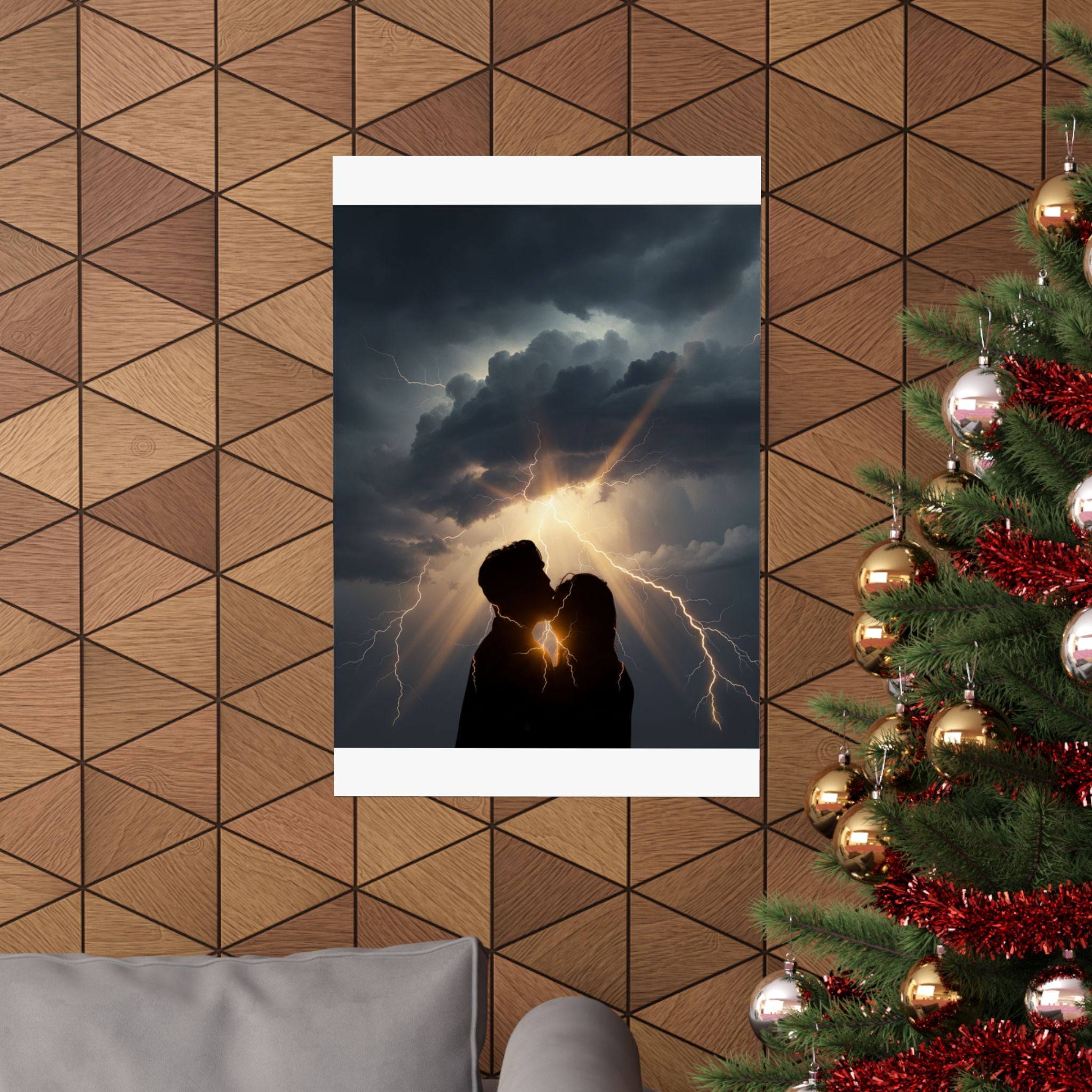 Dramatic Storm — Person — Matte Poster
