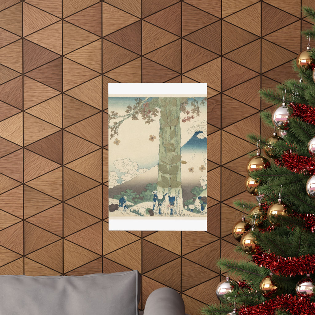Botanical — Mishima Pass In Kai Province (Kōshū Mishima Goe), From The Series Thirty-Six Vie — Matte Poster