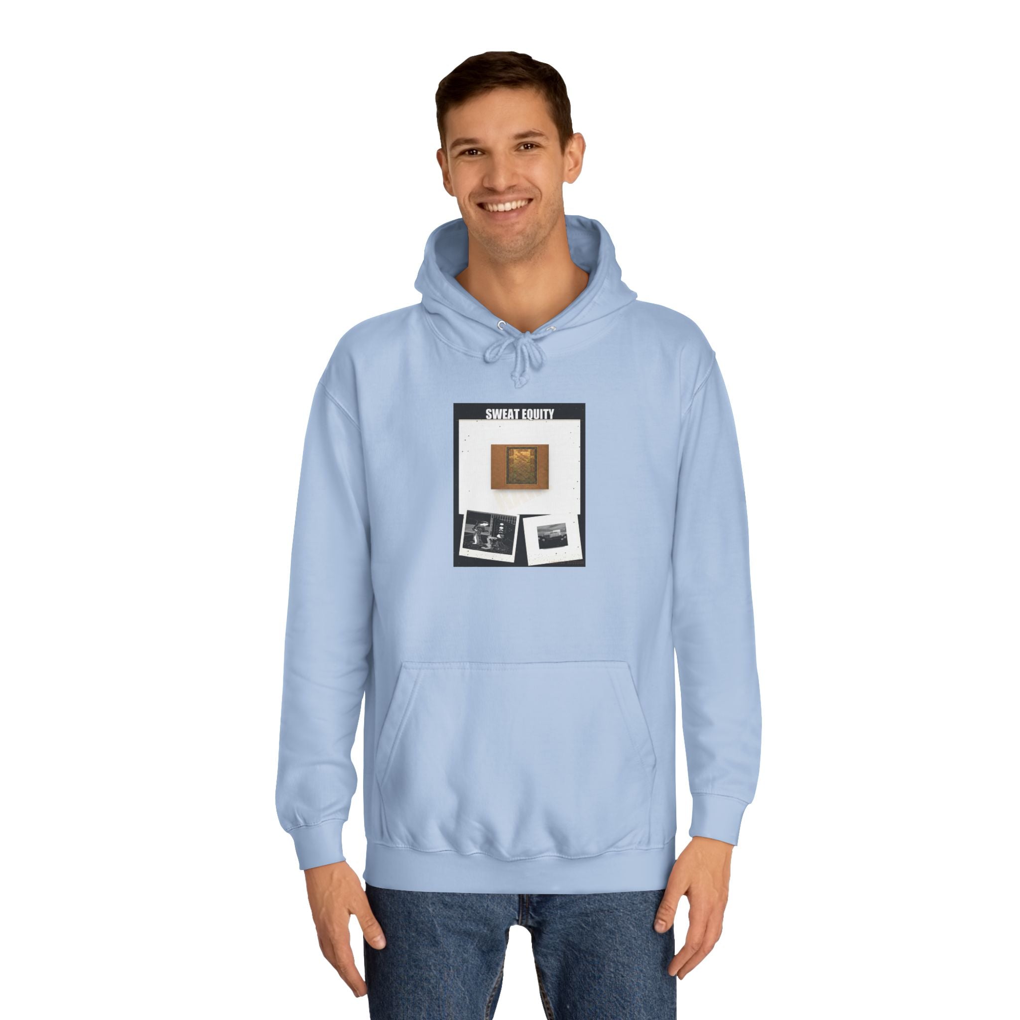 Sweat Equity Photo Collage Poster Pullover Hoodie
