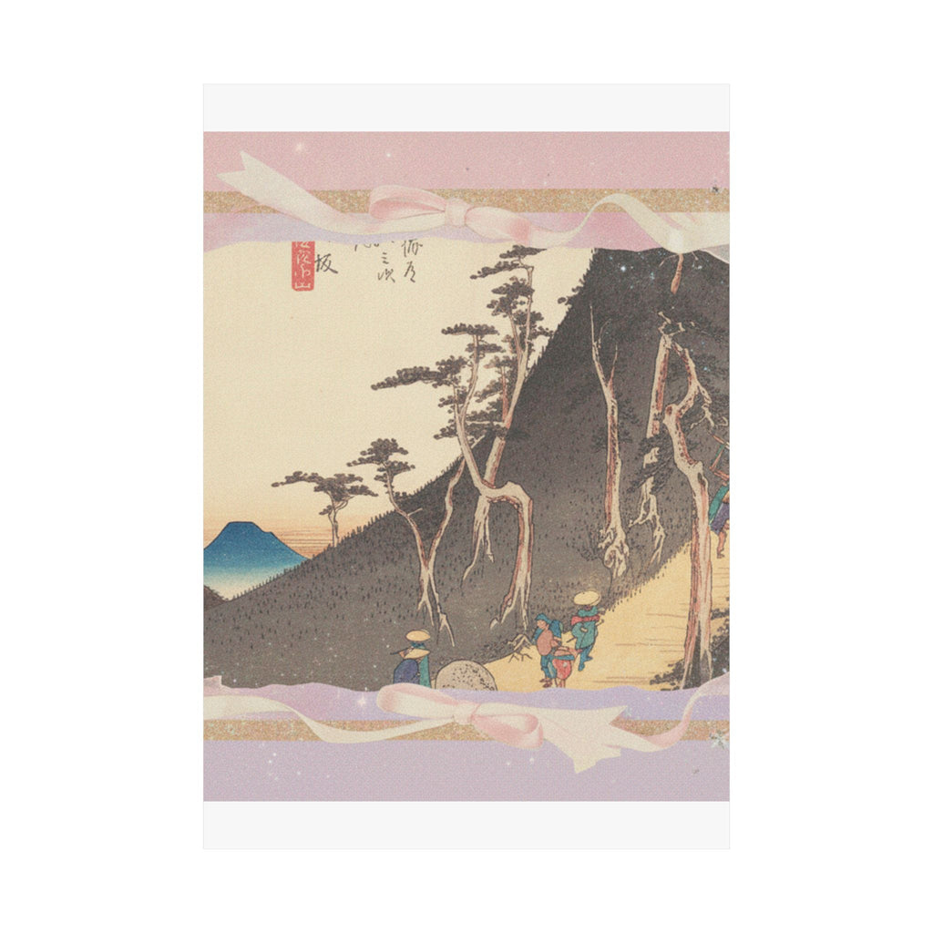 Affirmation — Station Twenty-Six: Nissaka, Sayo No Nakayama, From The Fifty-Three Stations Of  — Matte Poster