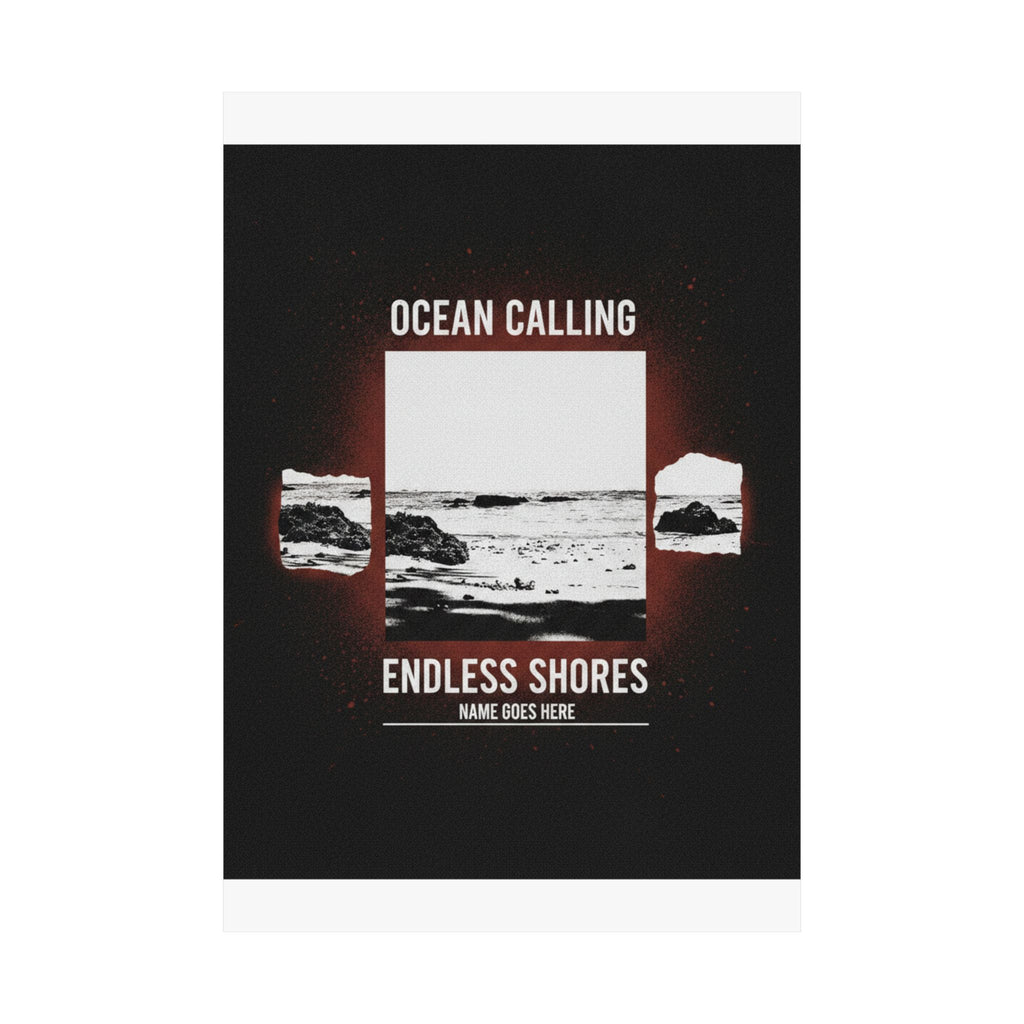 Streetwear Collage — Beach — Matte Poster