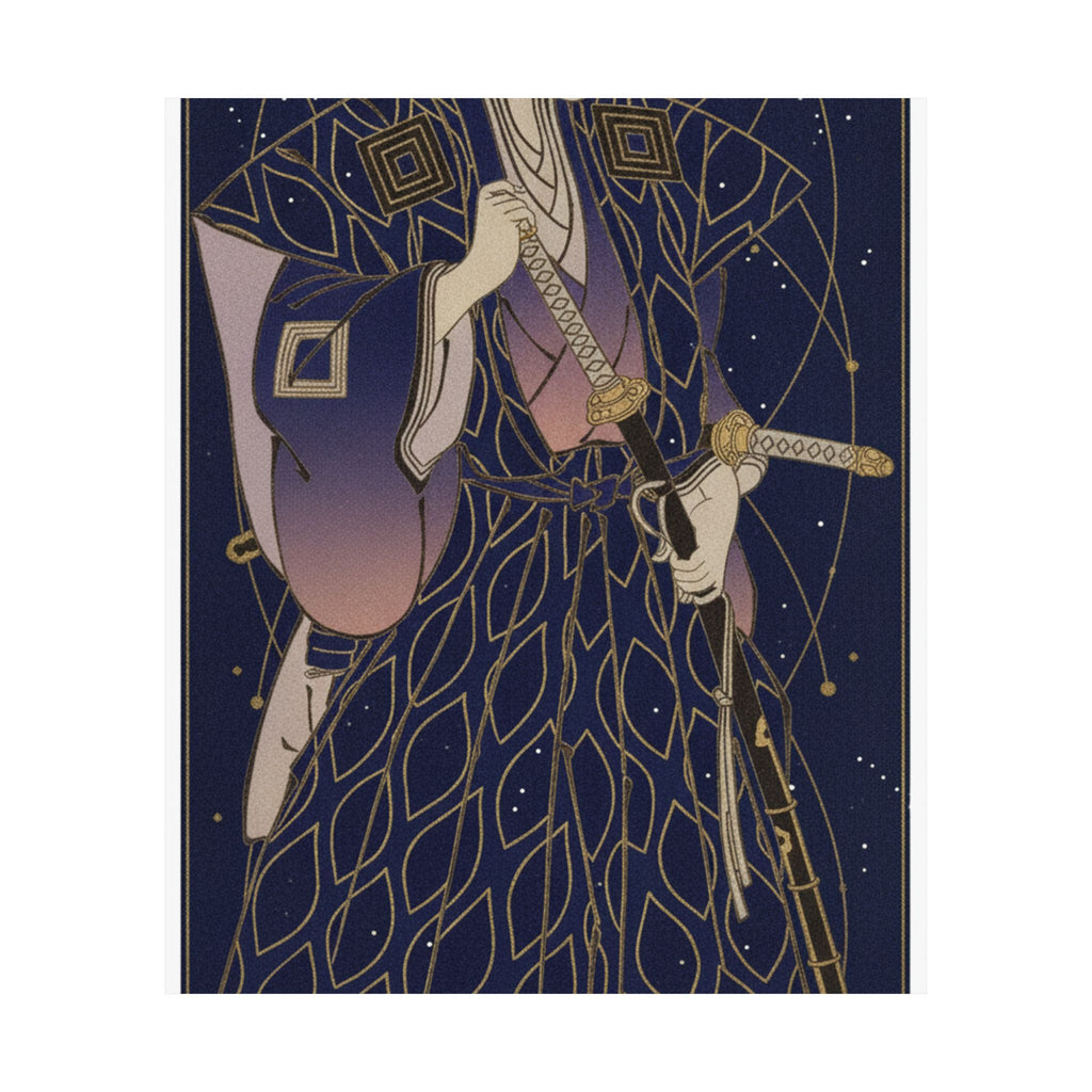 Celestial — Ichikawa Danjuro Vi As Funa Bansaku,Son Of Fuwa Banzayemon — Matte Poster
