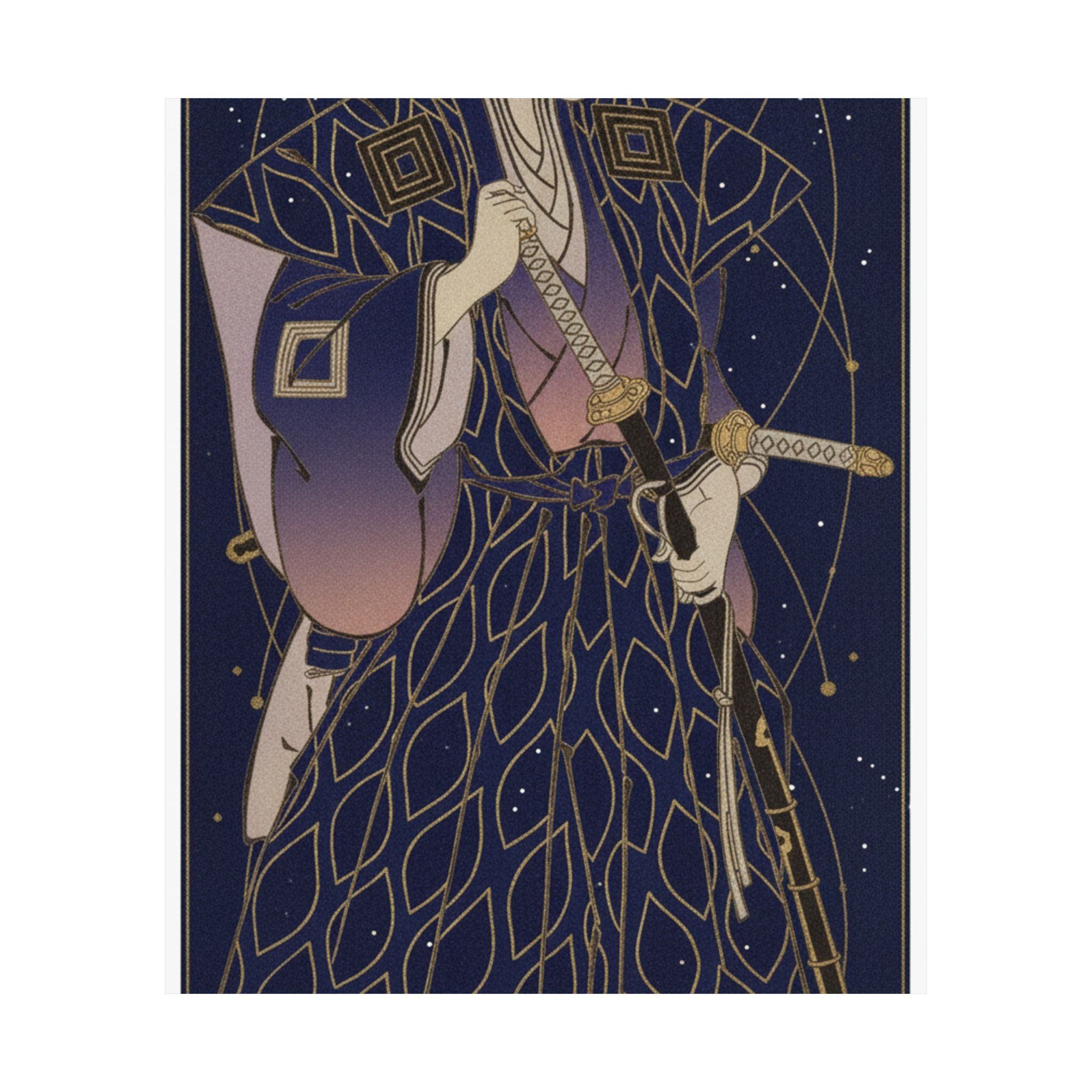 Celestial — Ichikawa Danjuro Vi As Funa Bansaku,Son Of Fuwa Banzayemon — Matte Poster