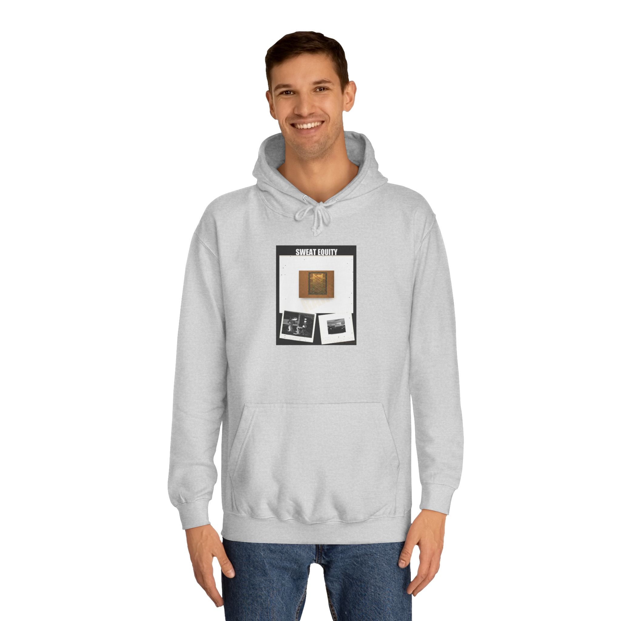 Sweat Equity Photo Collage Poster Pullover Hoodie