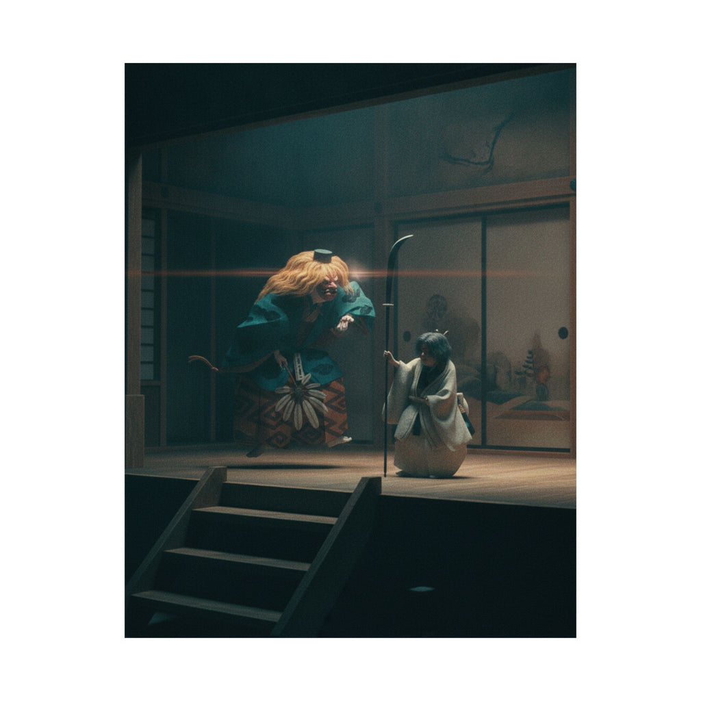 Cinematic — Scene From Noh Dance — Matte Poster