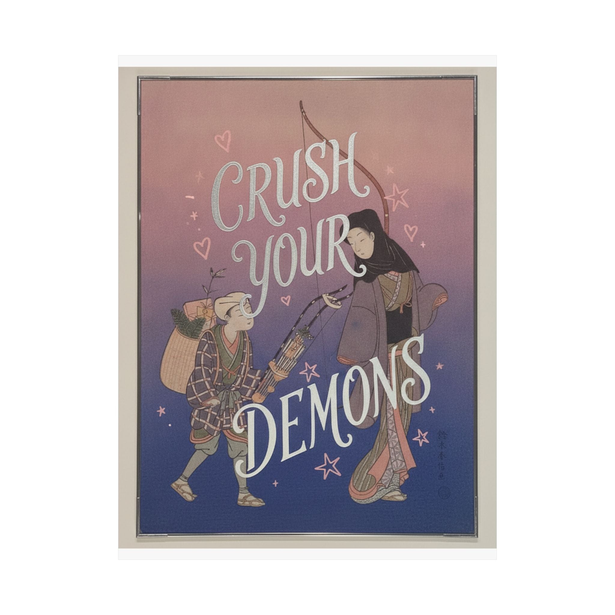 Affirmation — Demon-Crushing Bow — Matte Poster