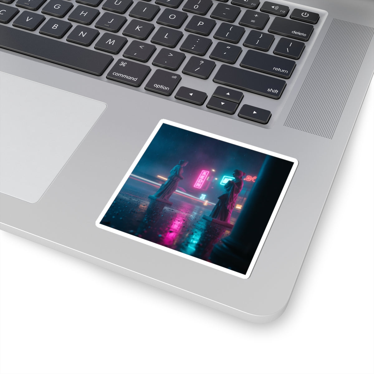 Neon Noir kiss-cut sticker — product view 5