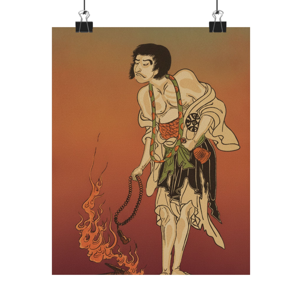 Affirmation — The First Nakamura Nakazo In The Role Of Raigo Ajari, A Buddhist Monk — Matte Poster