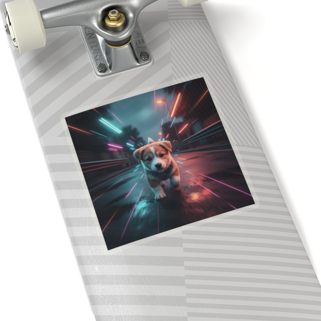 Fast Furious — Dog — Kiss-Cut Sticker