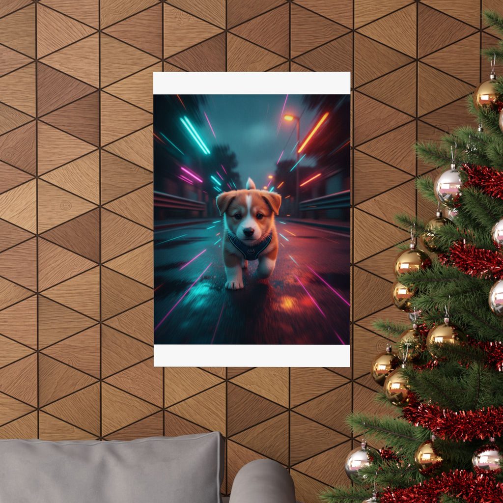 Fast Furious — Dog — Matte Poster