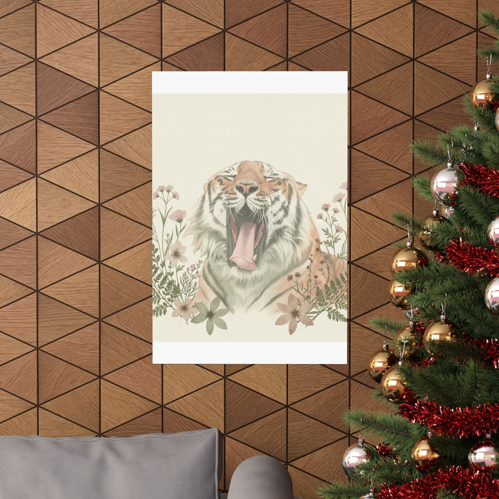 Botanical — Tiger — Matte Poster