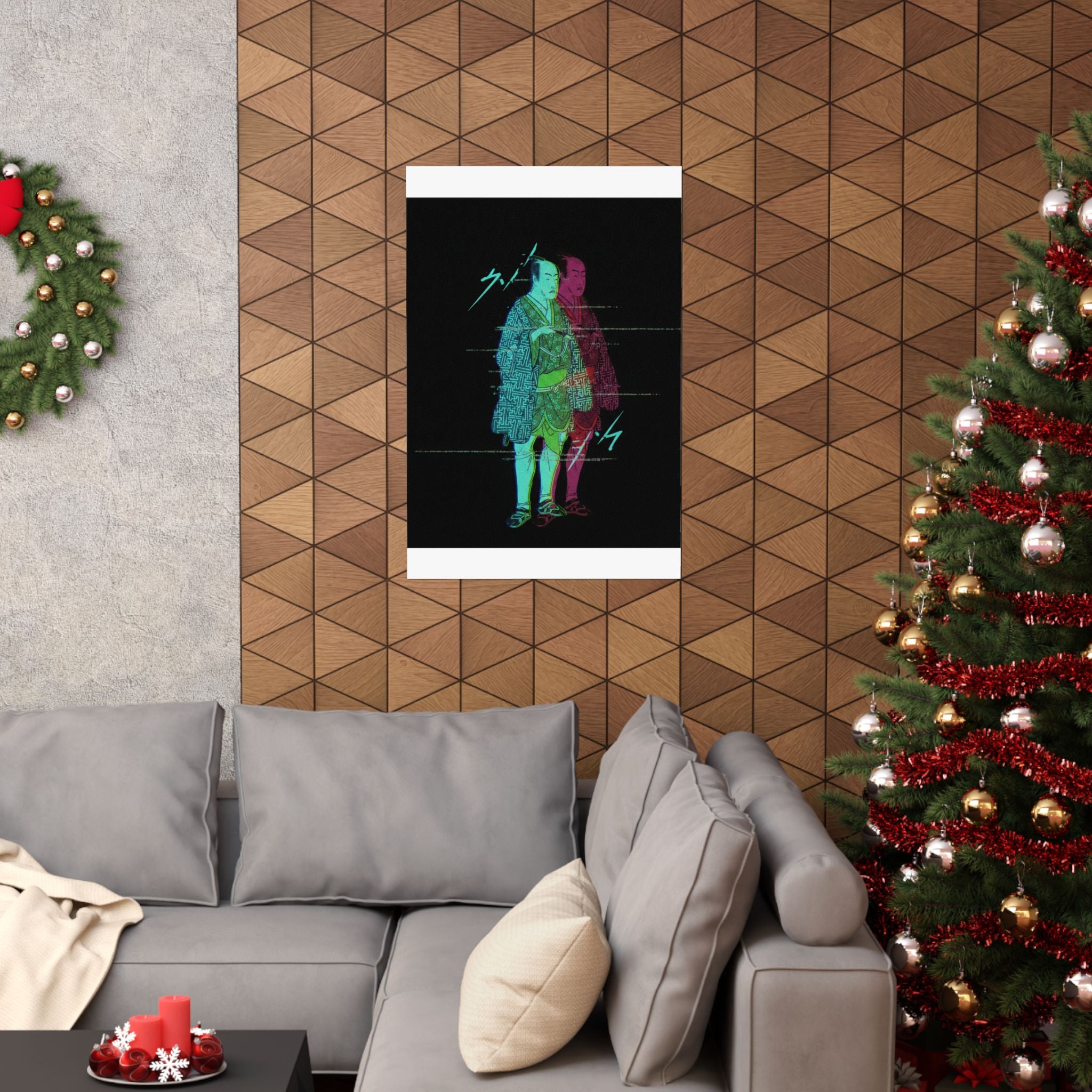 Glitch Culture — The Fourth Matsumoto Koshiro As A Man Dressed In A Short Kimono — Matte Poster