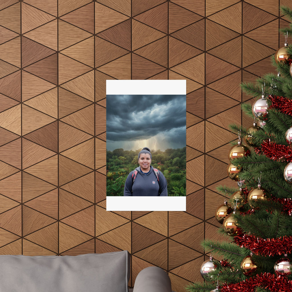 Dramatic Storm — Person — Matte Poster — Poster 2