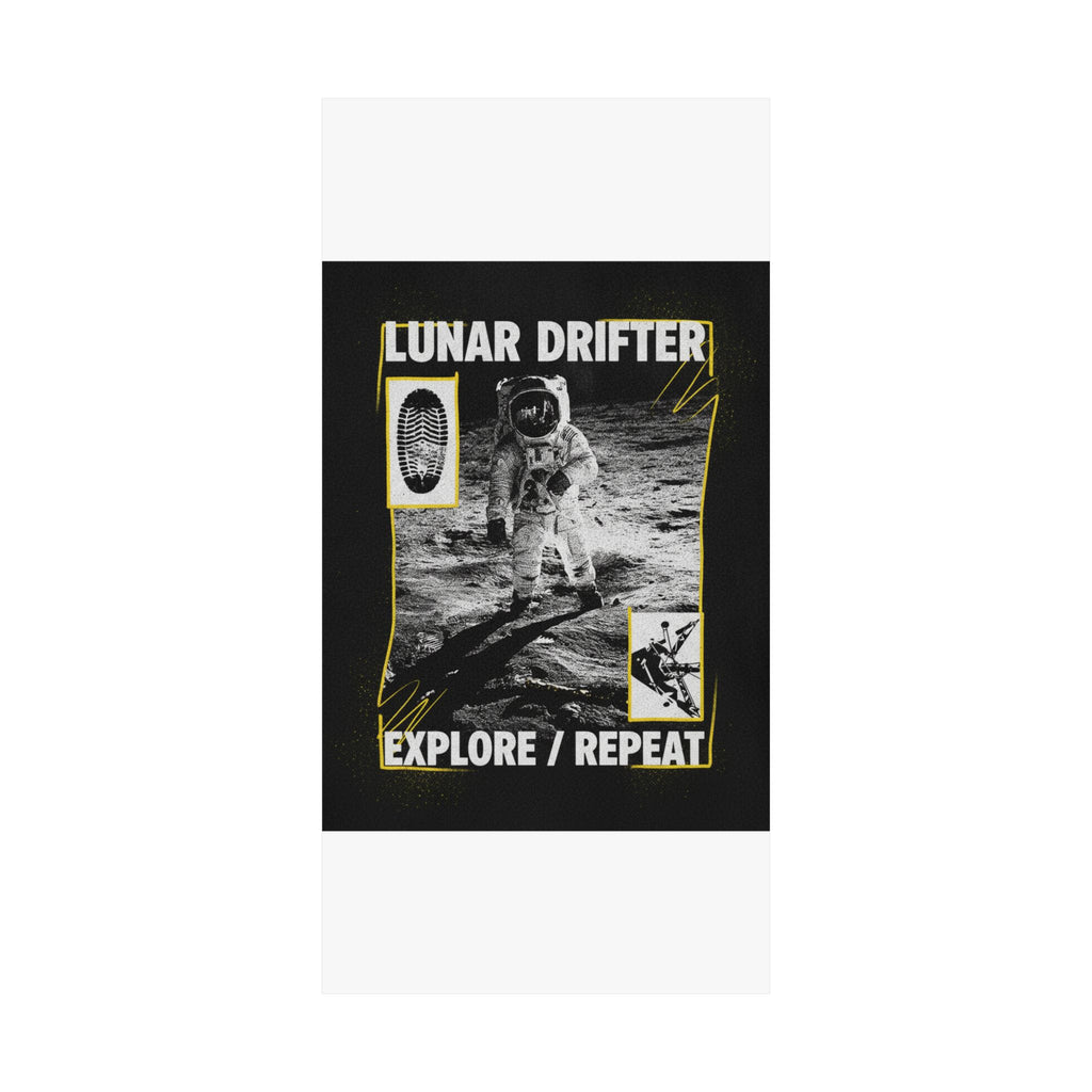 Lunar Drifter Explore / Repeat Astronaut Streetwear Poster