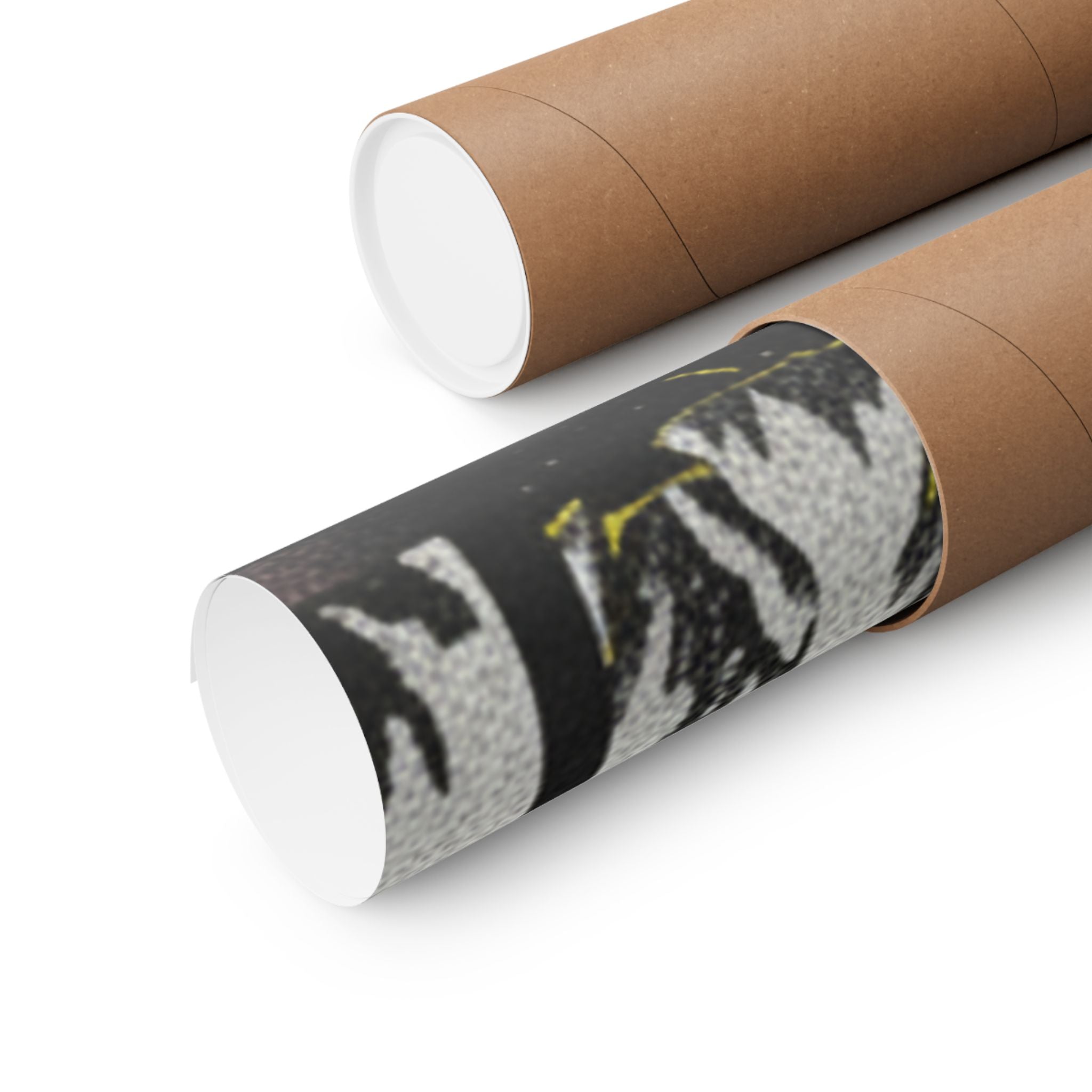 Streetwear Collage — Kiso Gorge In The Snow — Matte Poster