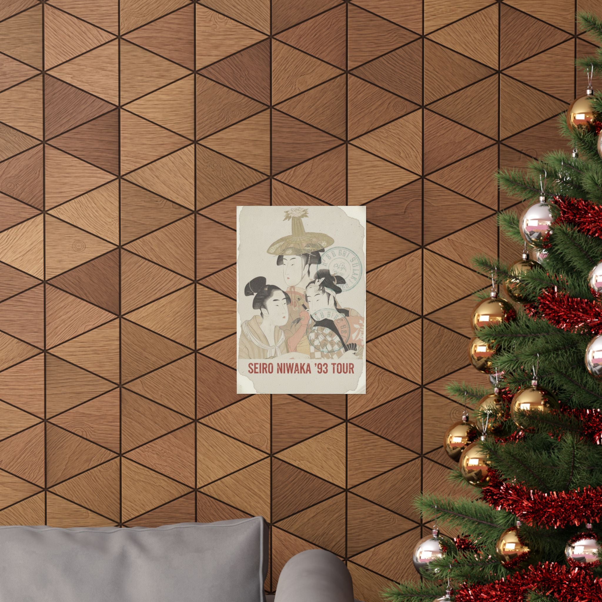 Vintage Bootleg — Seiro Niwaka Onna Geisha No Bu Tojin Shishi Sumo — Matte Poster