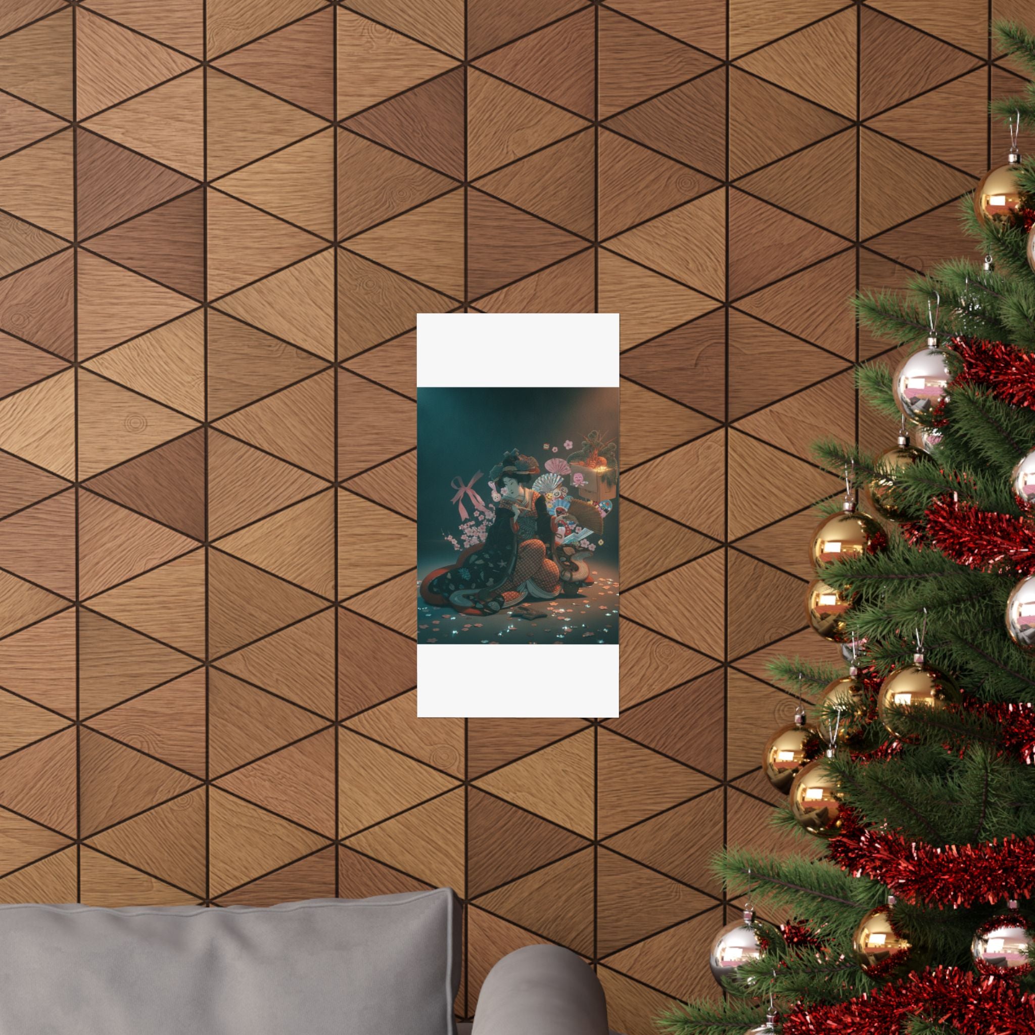 Cinematic — Courtesan And New Year Decoration — Matte Poster
