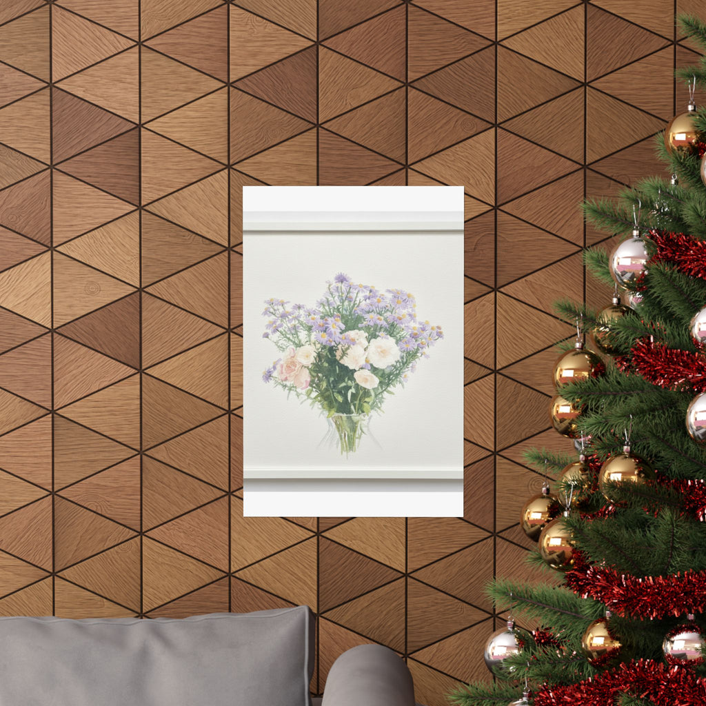 Watercolor — Flowers — Matte Poster