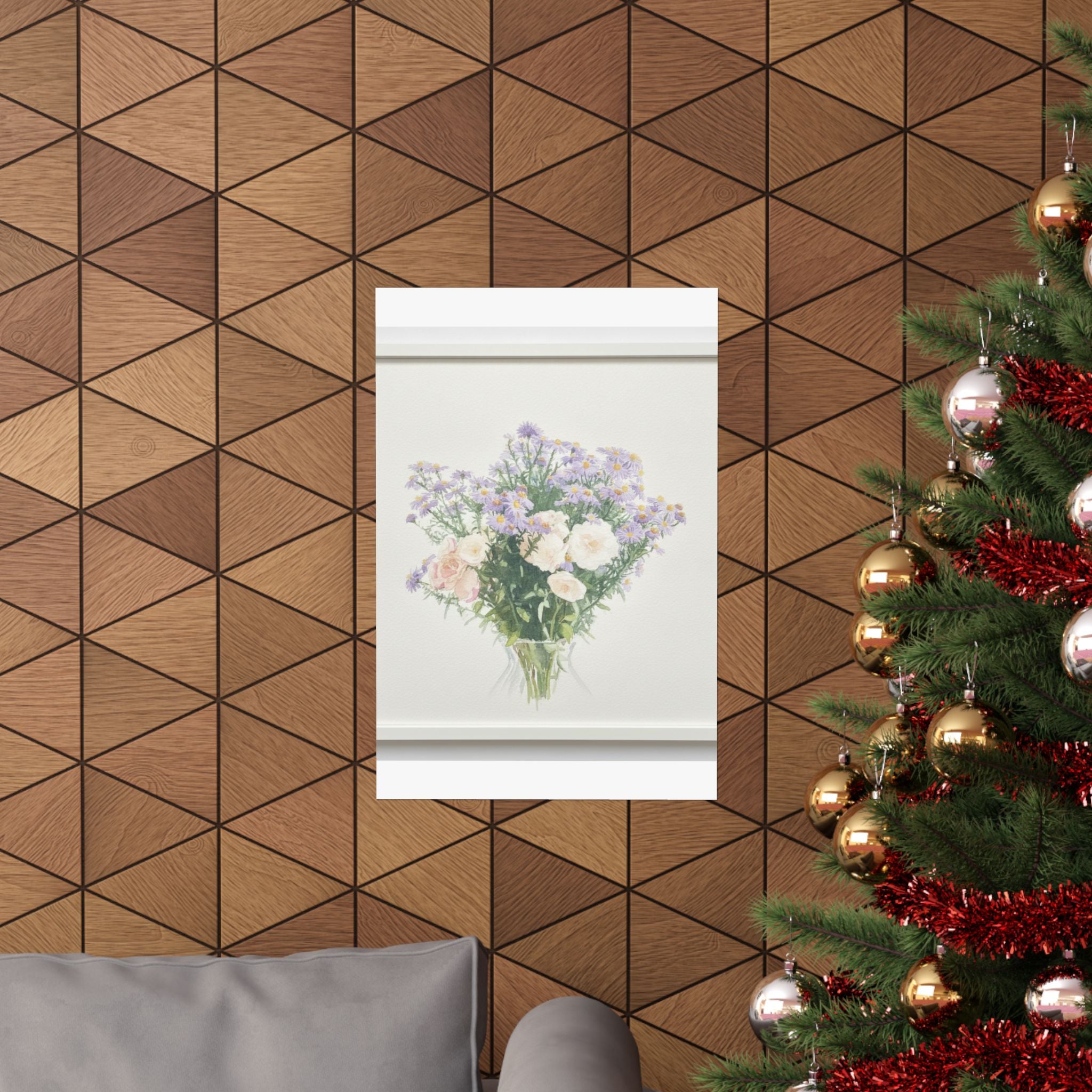Watercolor — Flowers — Matte Poster