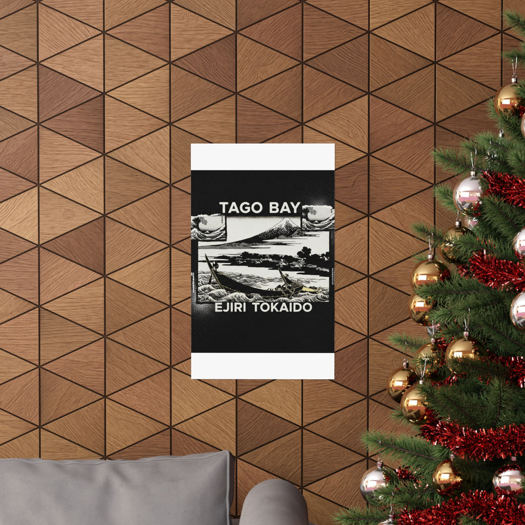 Streetwear Collage — Tago Bay Near Ejiri On The Tōkaidō (Tōkaidō Ejiri Tago No Ura Ryaku Zu), From Th — Matte Poster