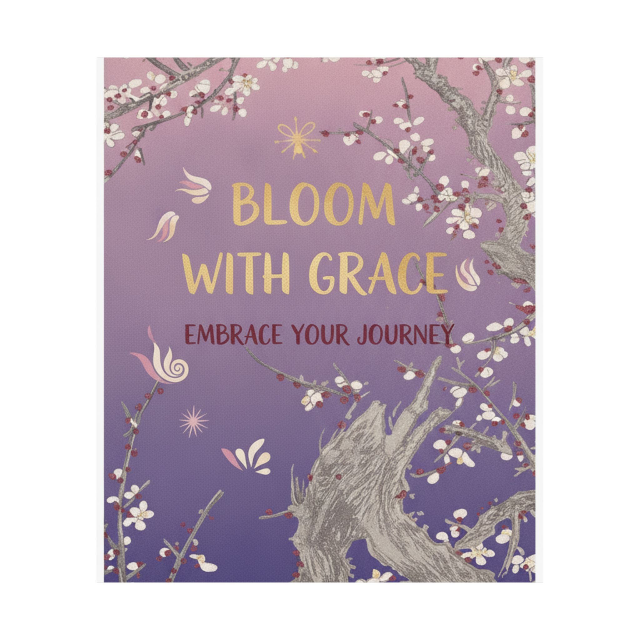 Affirmation — Plum Tree In Blossom — Matte Poster