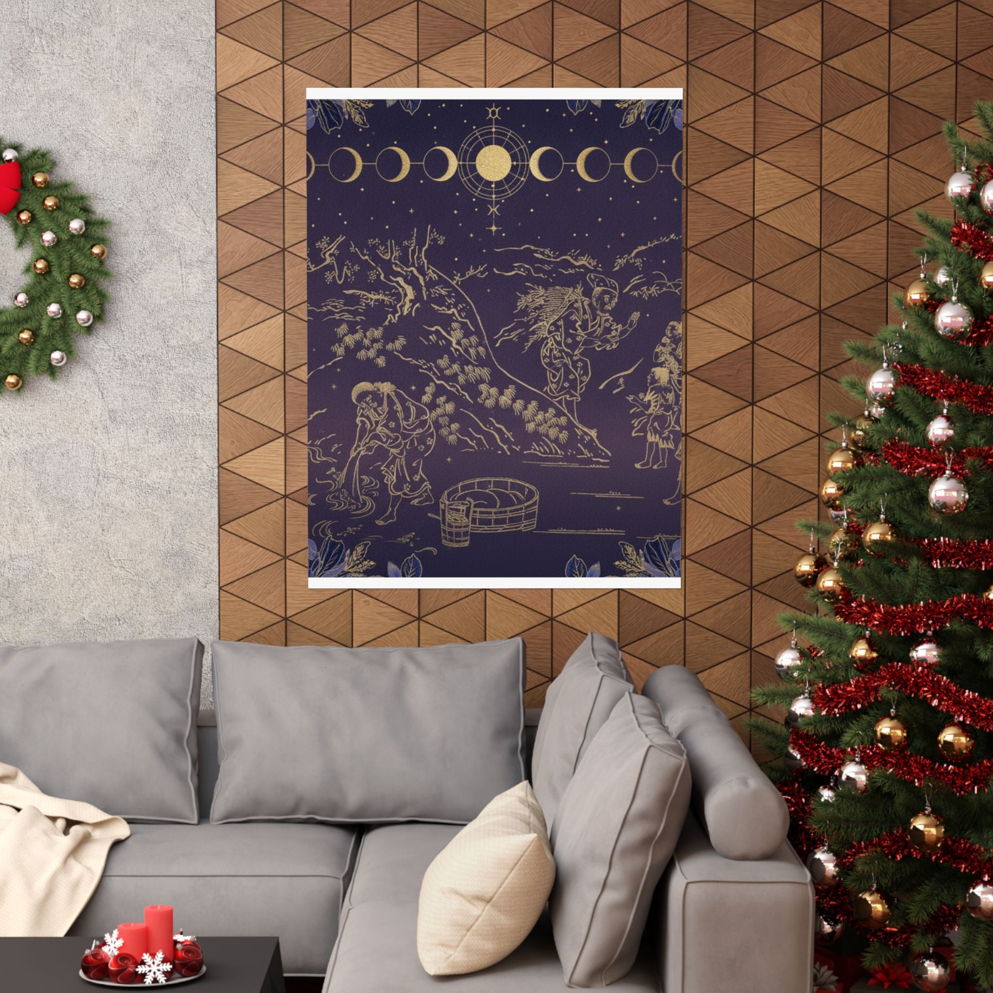 Celestial — Fagot–Gatherer Finds Boy With Sparrow — Matte Poster