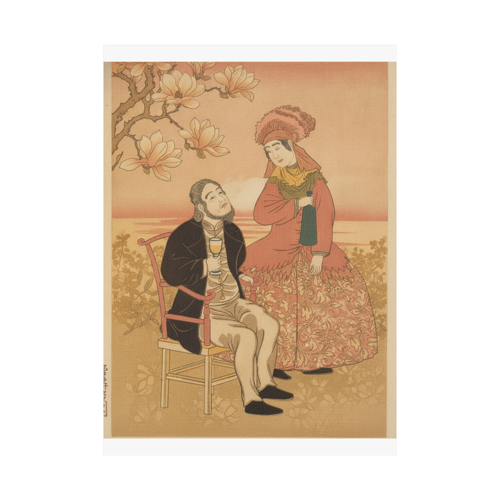 Southern Sunset — France, From The Series Pictures Of People From Foreign Lands (Gaikoku Jinbutsu  — Matte Poster