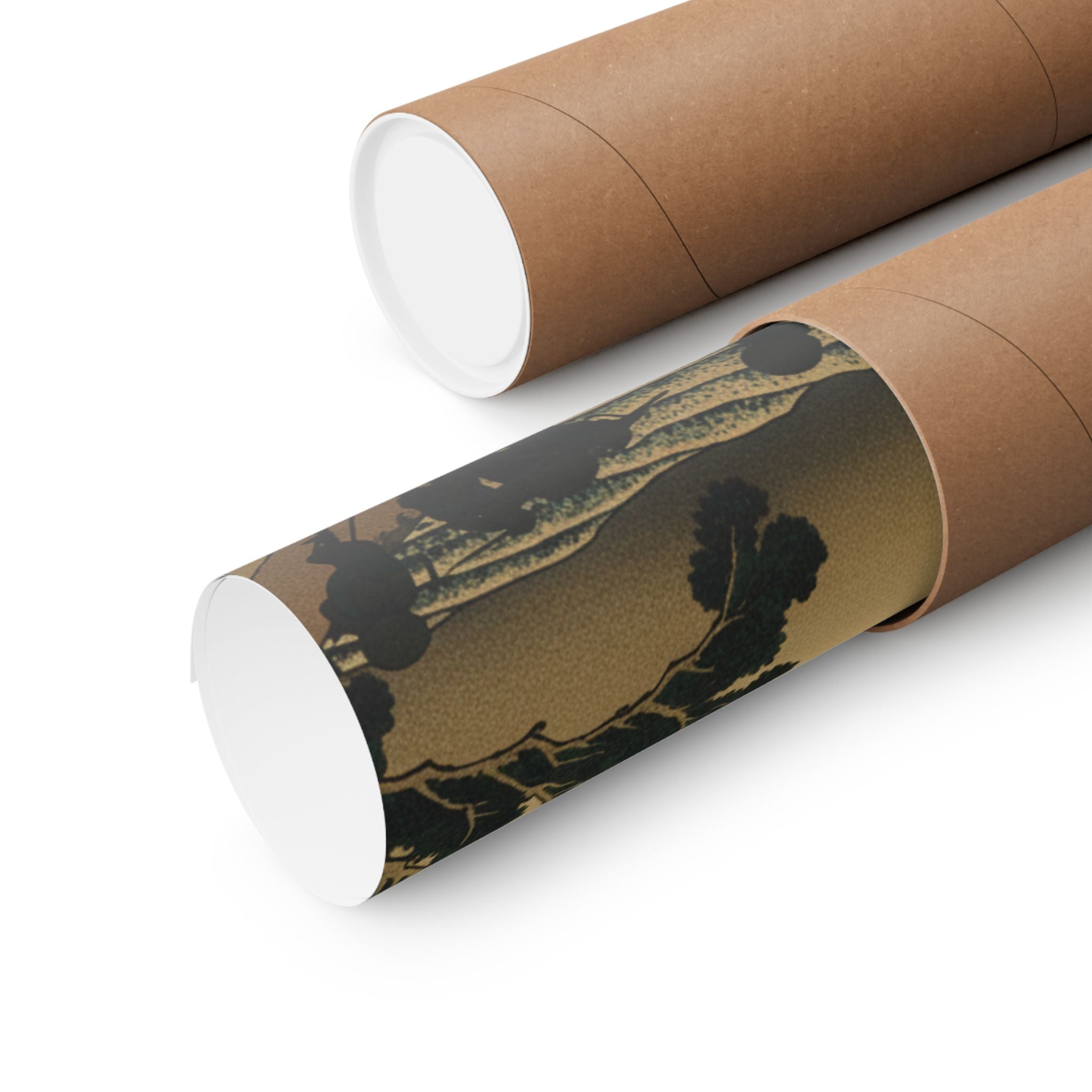 Scenic Nature — View From The Other Side Of Fuji From The Minobu River (Minobugawa Ura Fuji), Fr — Matte Poster