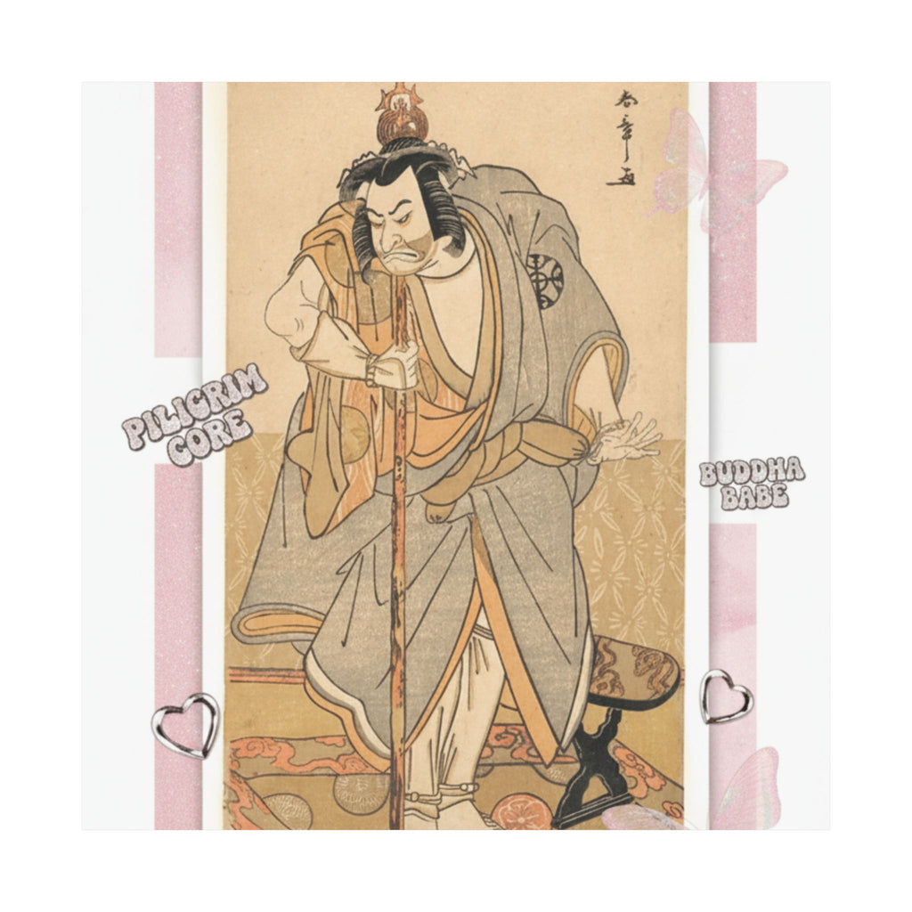 Ecommerce Main — The Actor Nakamura Nakazo As A Rokuju-Rokubu (Pilgrim To Buddhist Temple) — Matte Poster