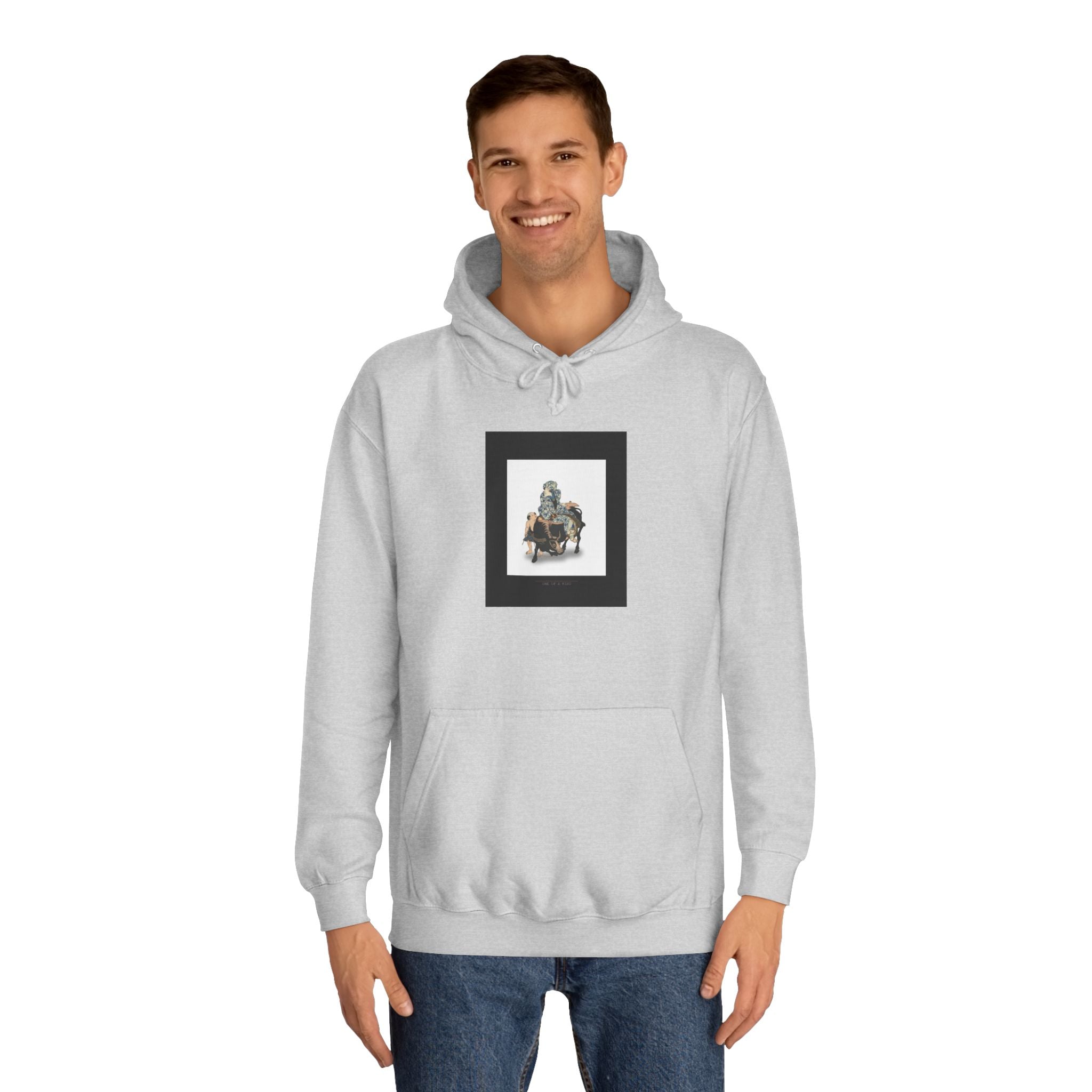 Ukiyo-e Sage Riding an Ox Woodblock Print Hoodie