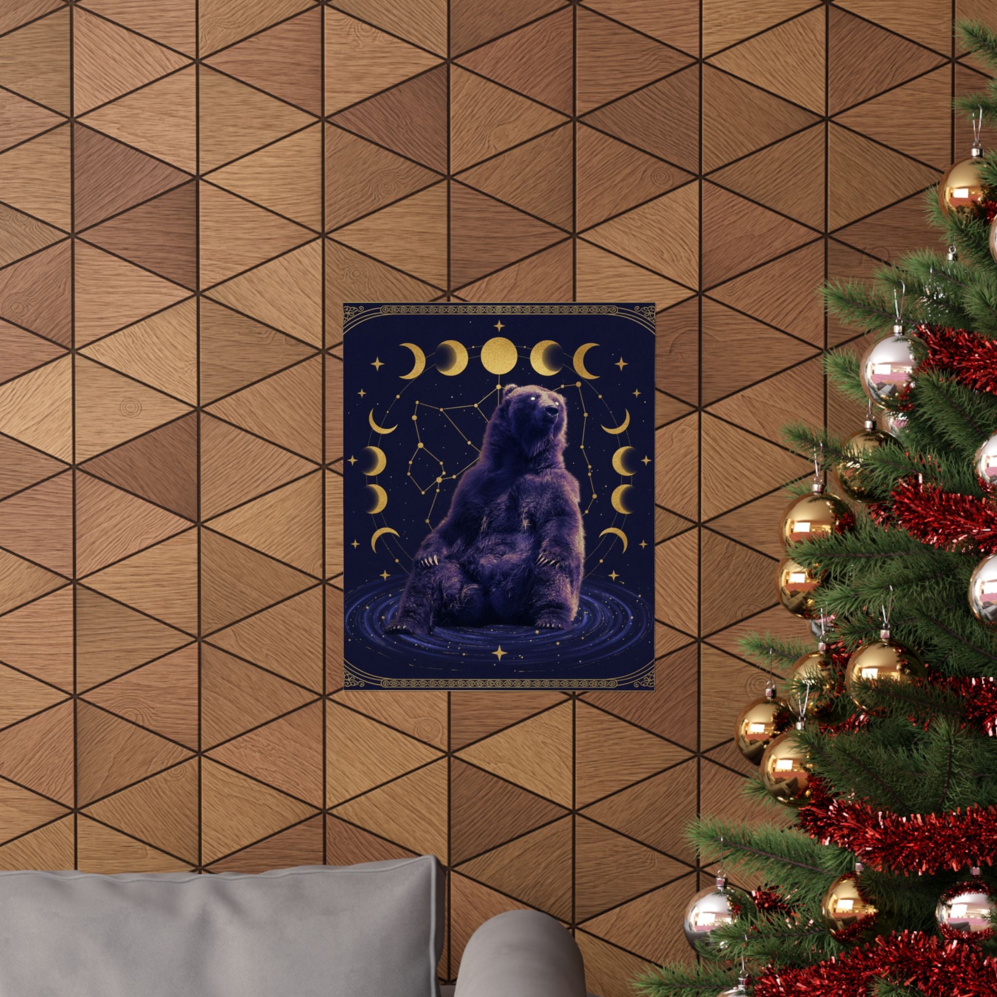 Celestial — Bear — Matte Poster