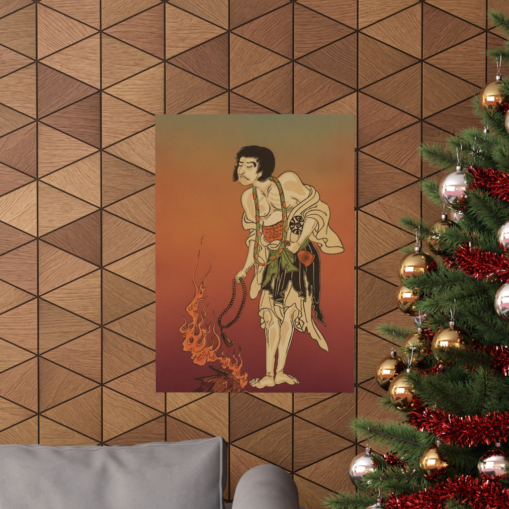Affirmation — The First Nakamura Nakazo In The Role Of Raigo Ajari, A Buddhist Monk — Matte Poster