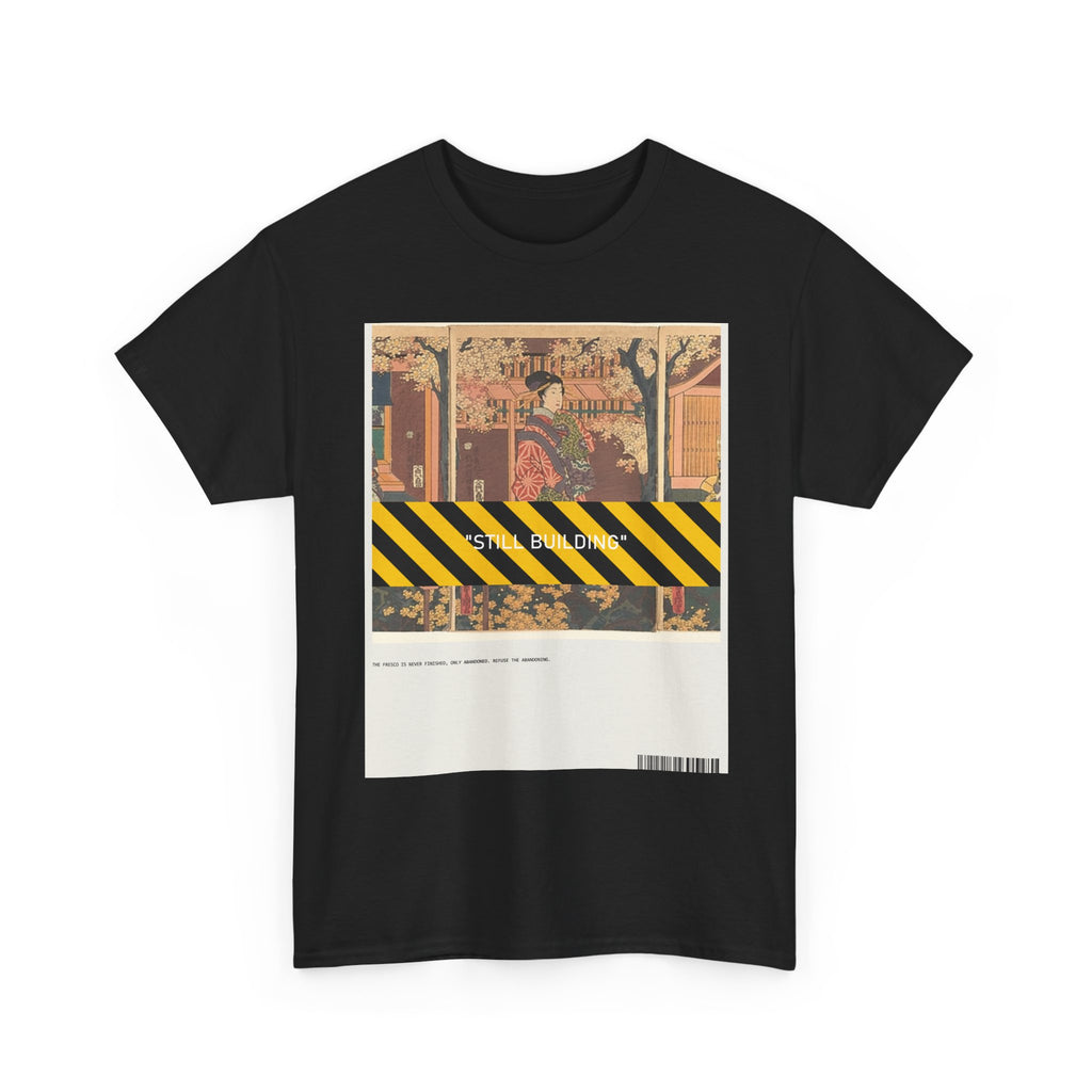 "STILL BUILDING" graphic tee — product view 3