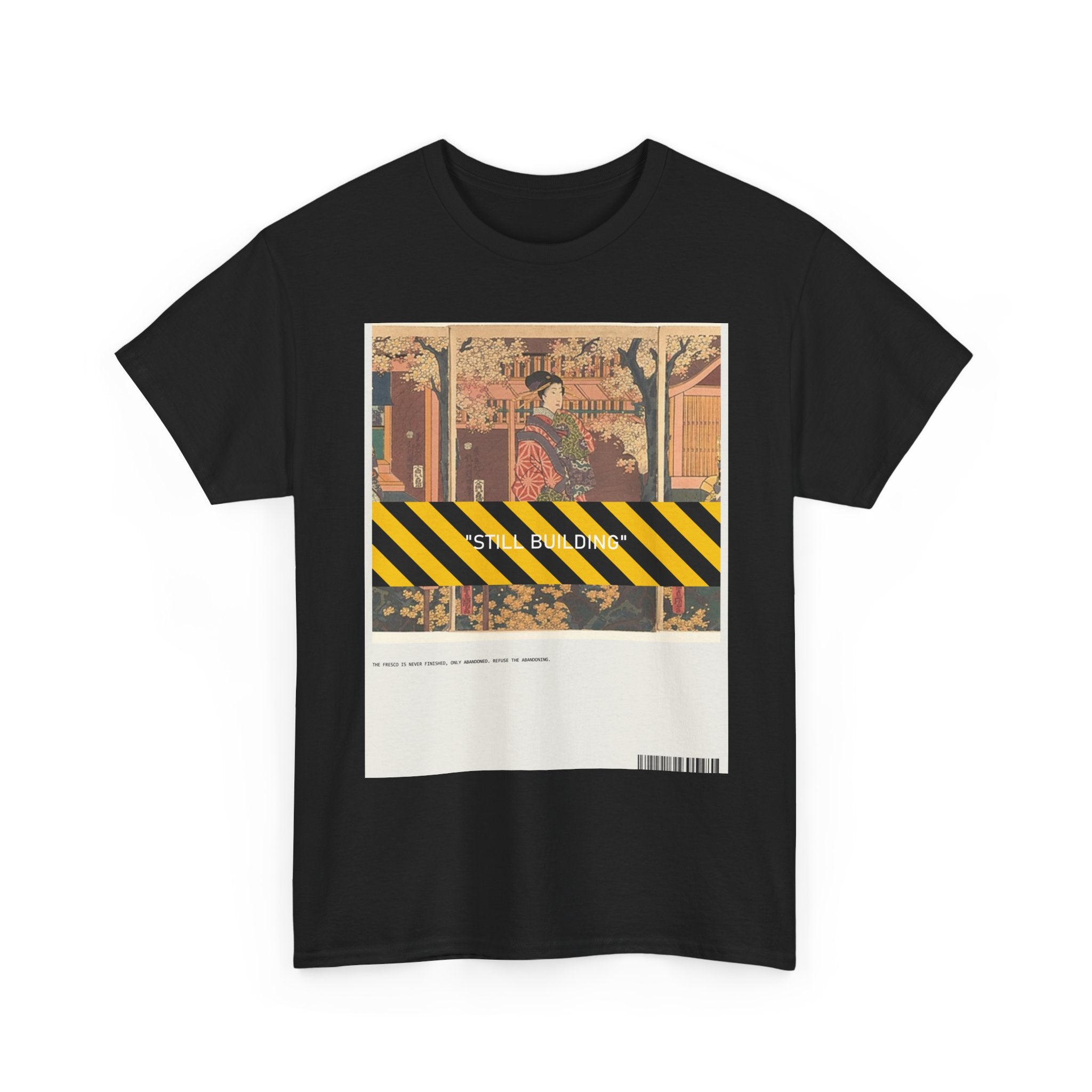 "STILL BUILDING" graphic tee — product view 3