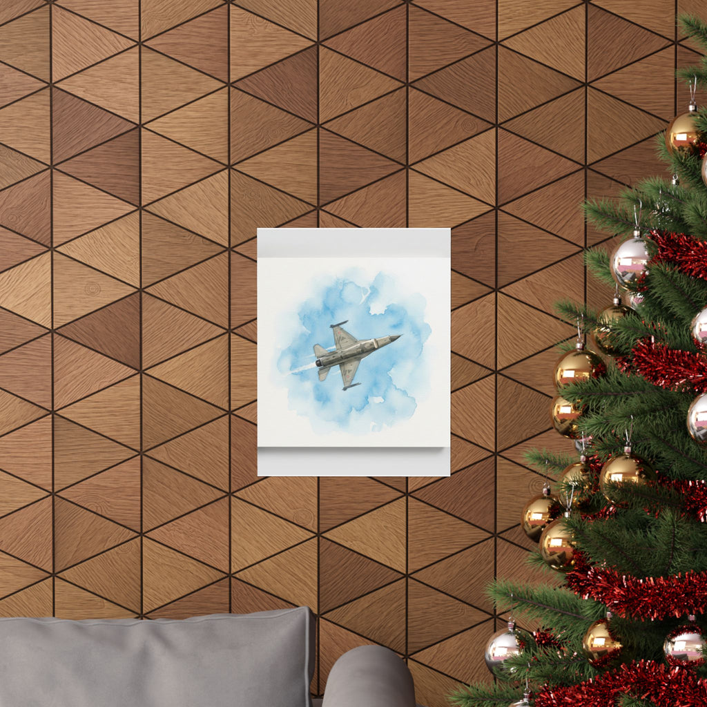 Watercolor — Aircraft — Matte Poster