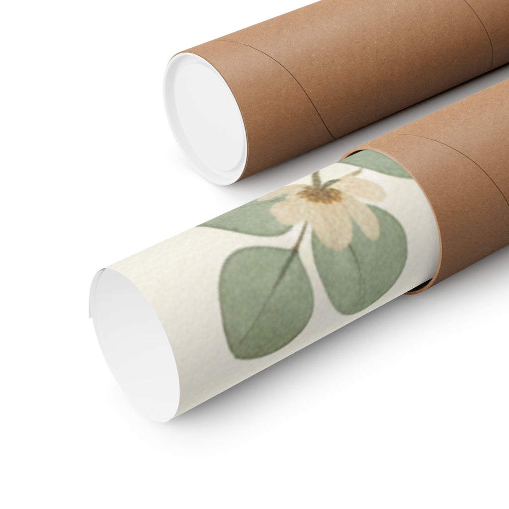 Pressed Lavender & Eucalyptus Garland Matte Poster