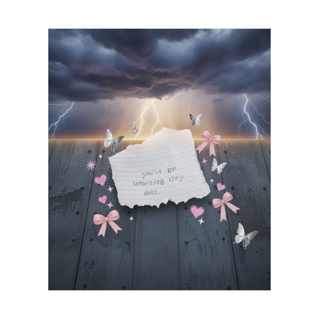 Dramatic Storm — Note — Matte Poster