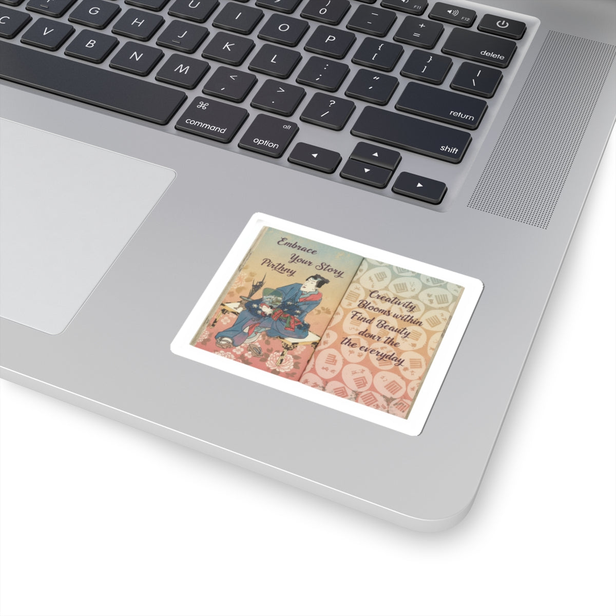Affirmation — A Fraudulent Murasaki’S Rustic Genji  By Ryūtei Tanehiko — Kiss-Cut Sticker