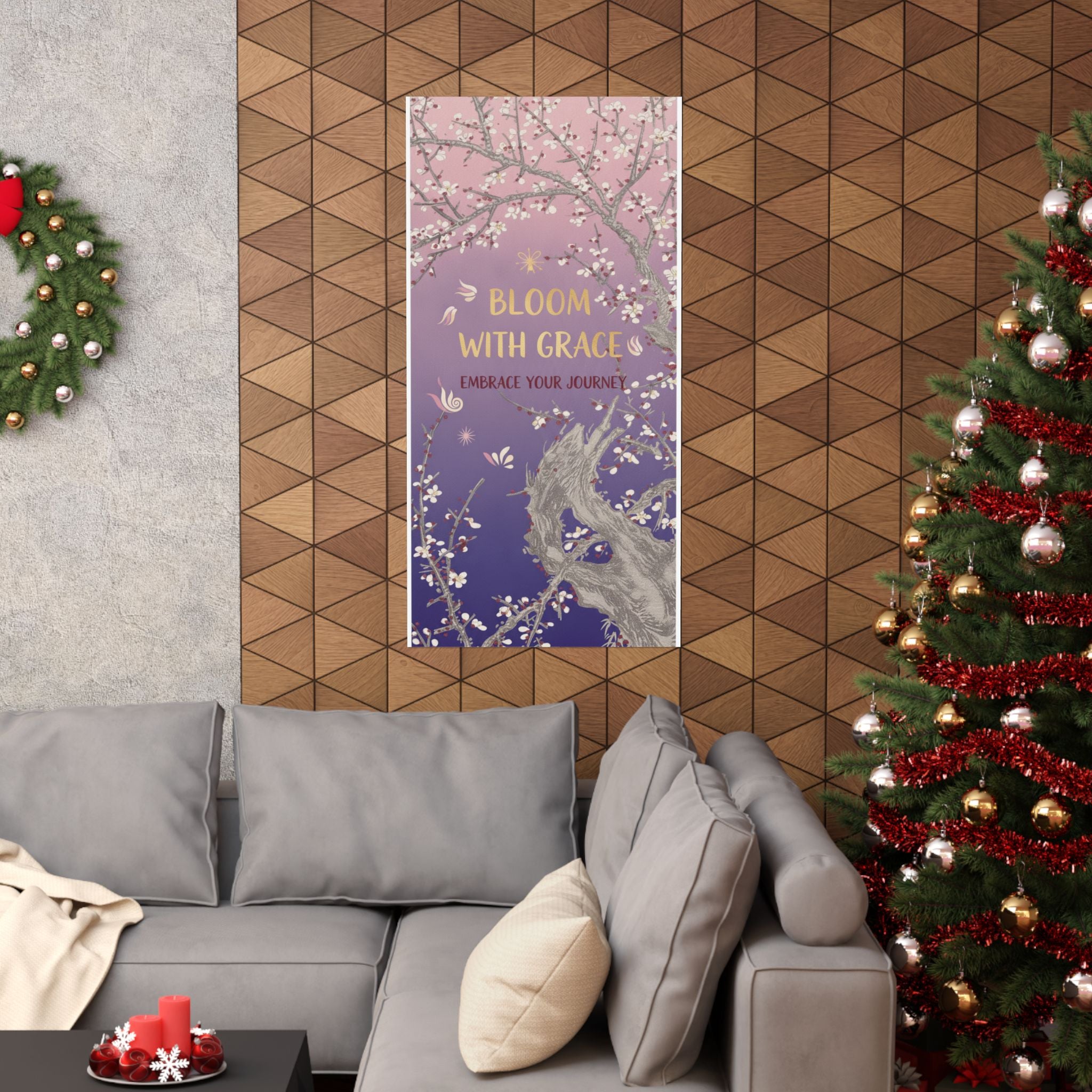 Affirmation — Plum Tree In Blossom — Matte Poster