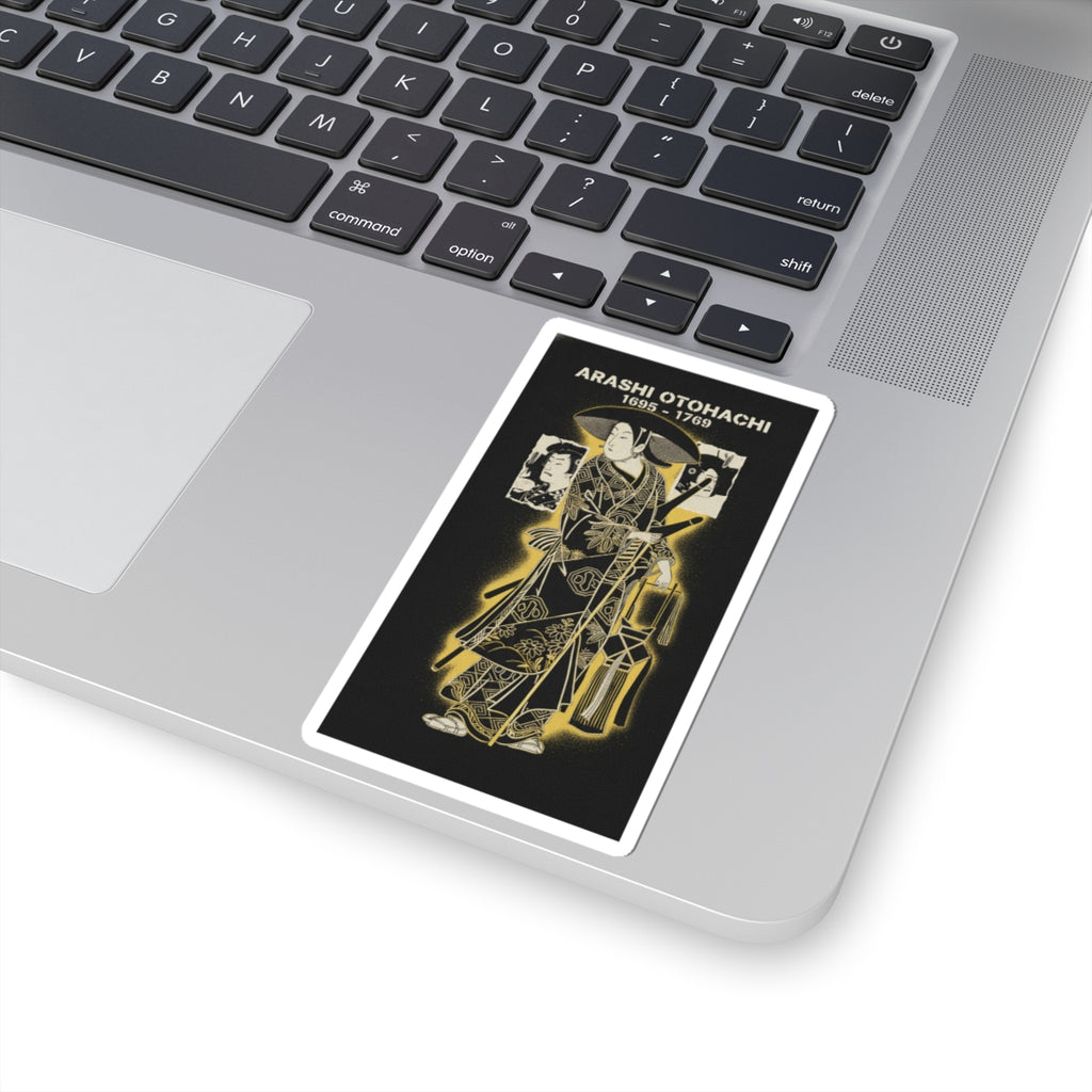 Streetwear Collage — The Actor, Arashi Otohachi, 1695–1769 In An Unidentified Role — Kiss-Cut Sticker