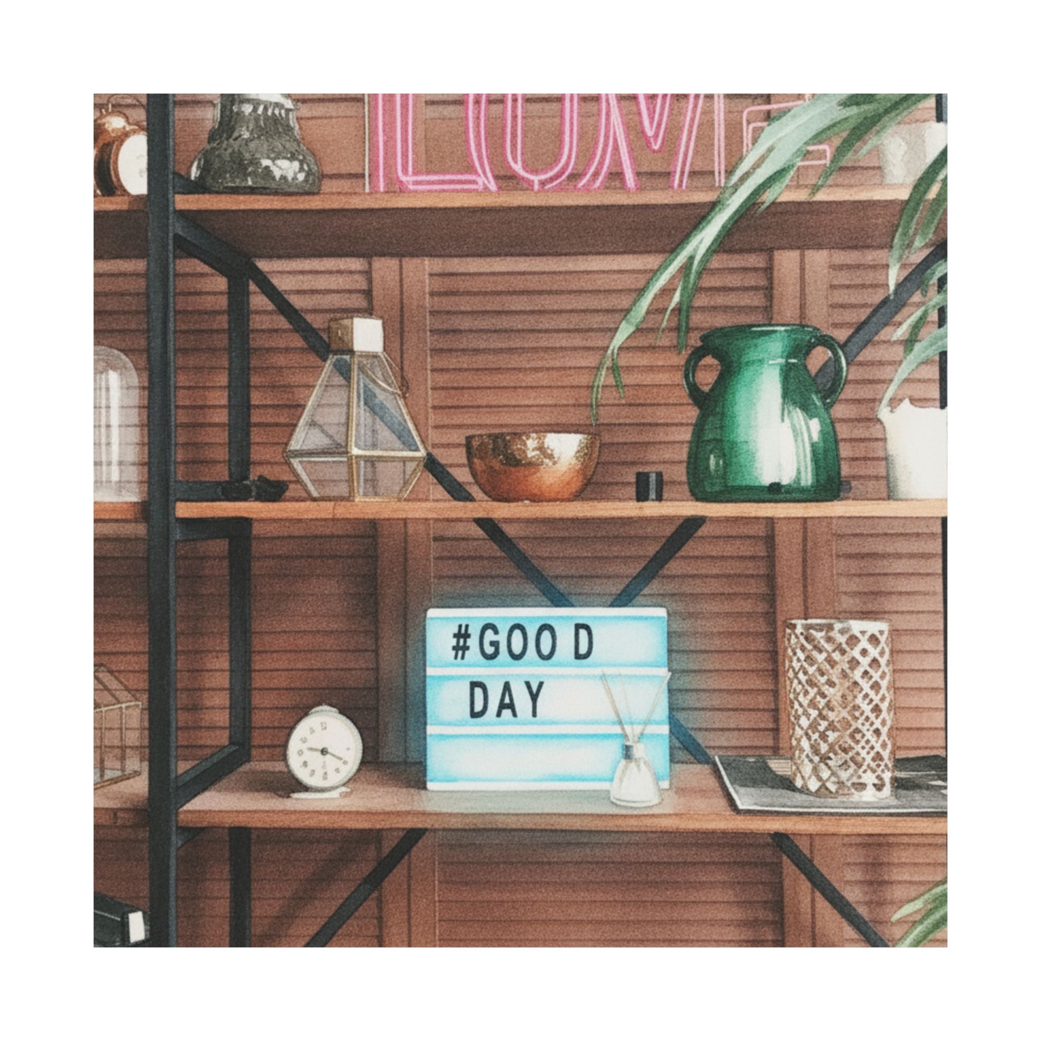 Watercolor — Home — Matte Poster