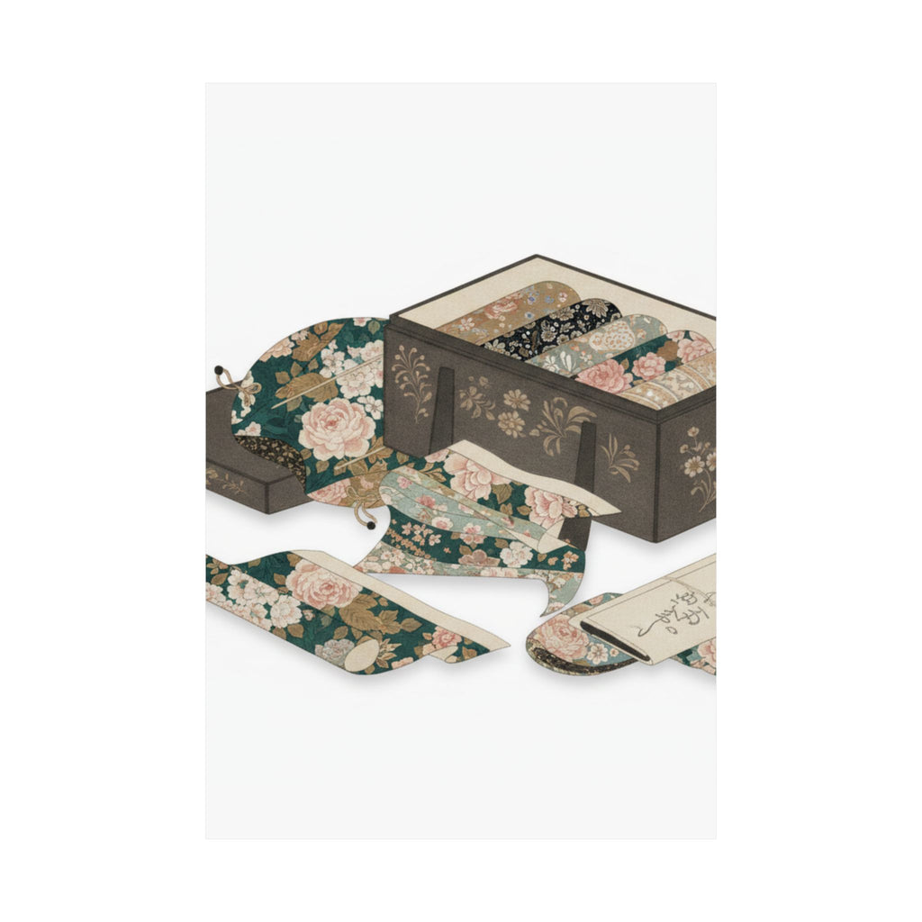 Ecommerce Main — Box With Draperies — Matte Poster